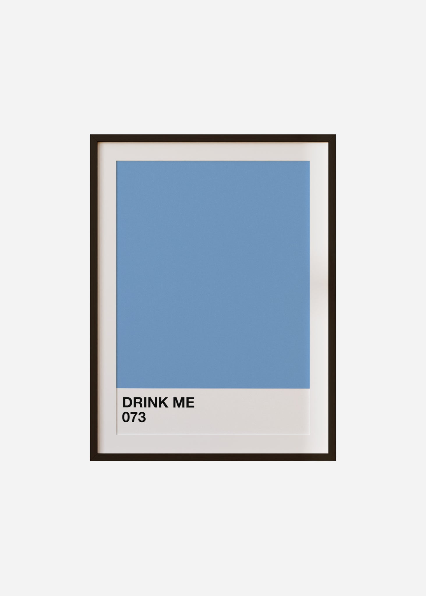 drink me Framed & Mounted Print