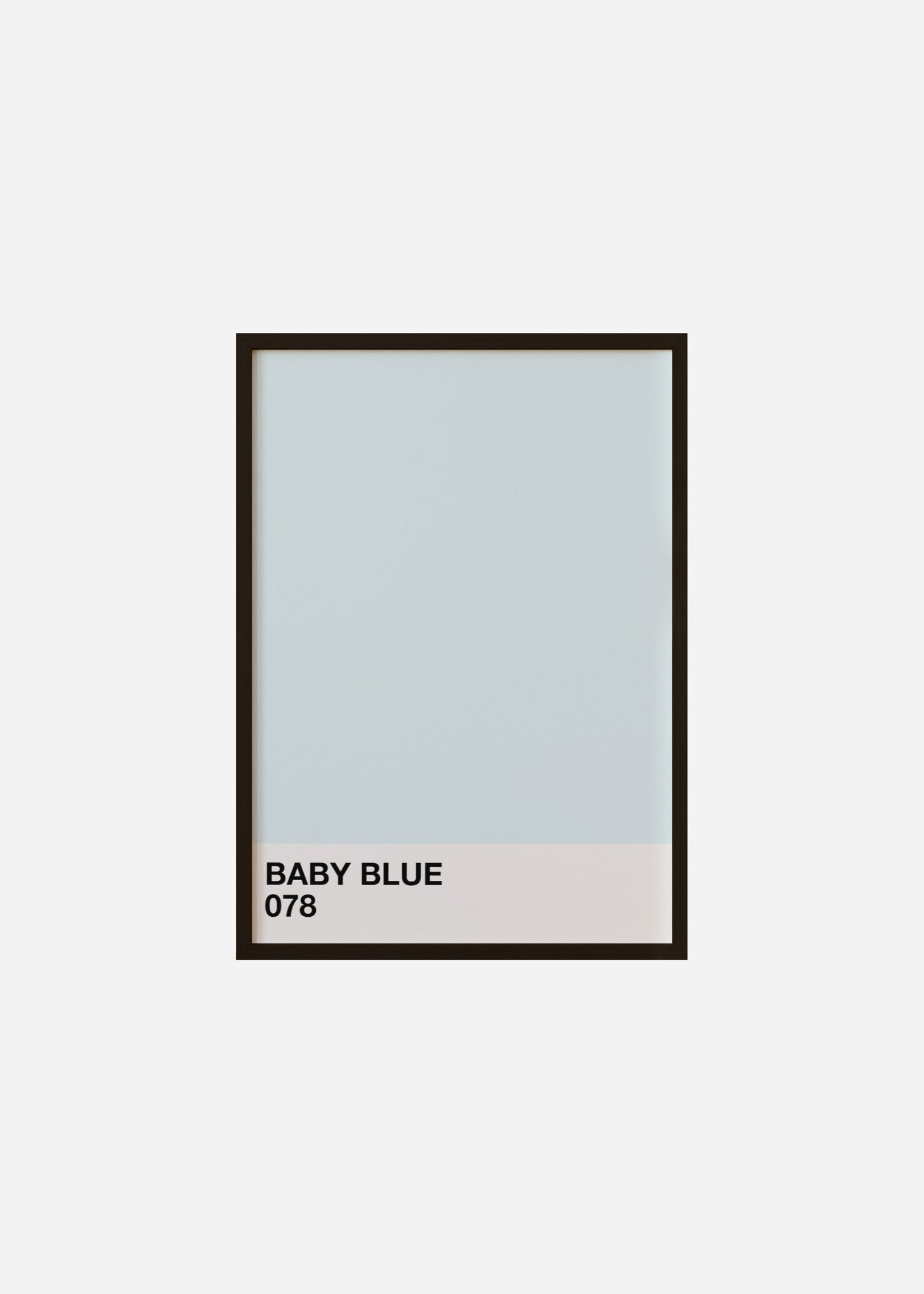 baby blue Framed Print