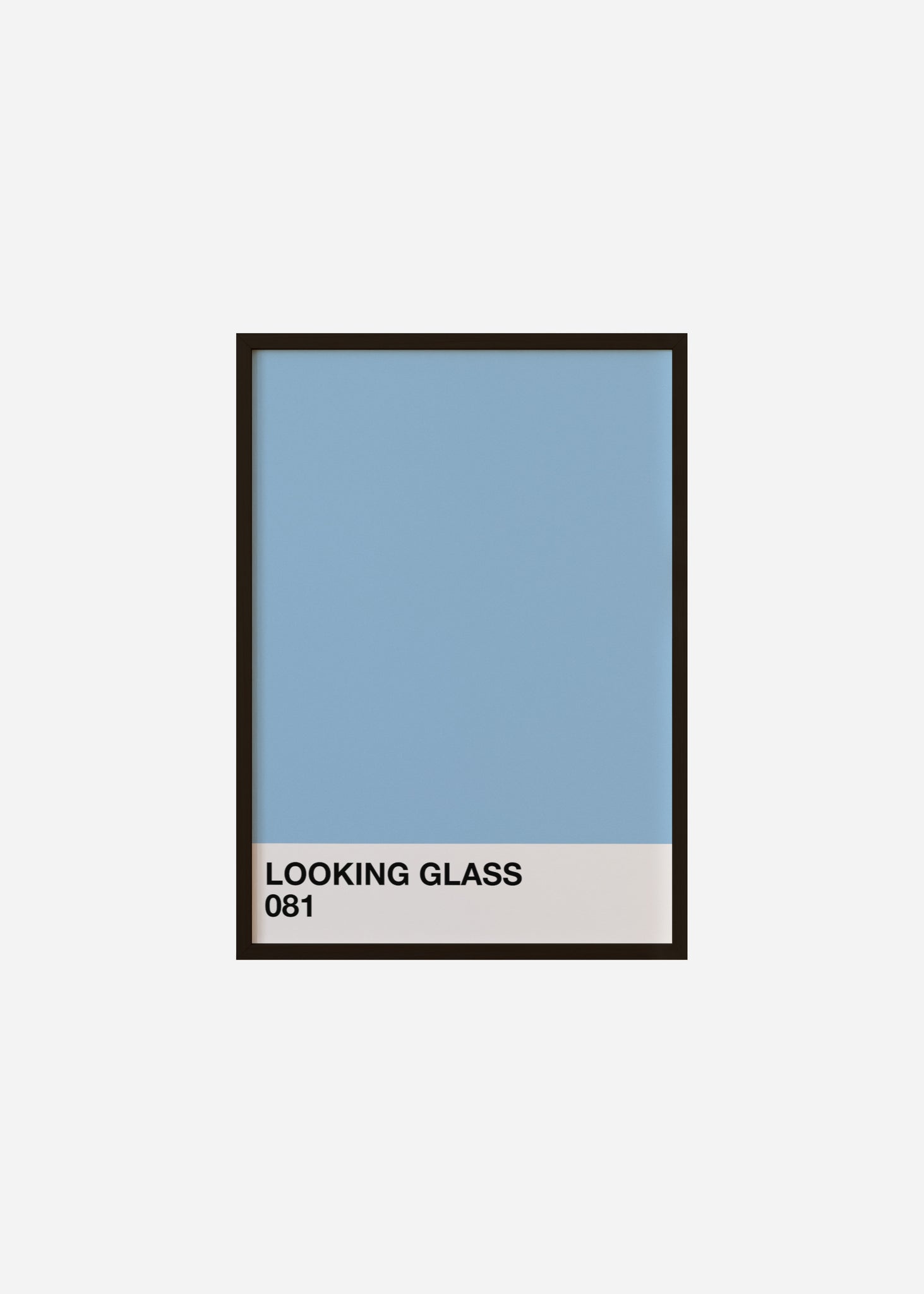 looking glass Framed Print