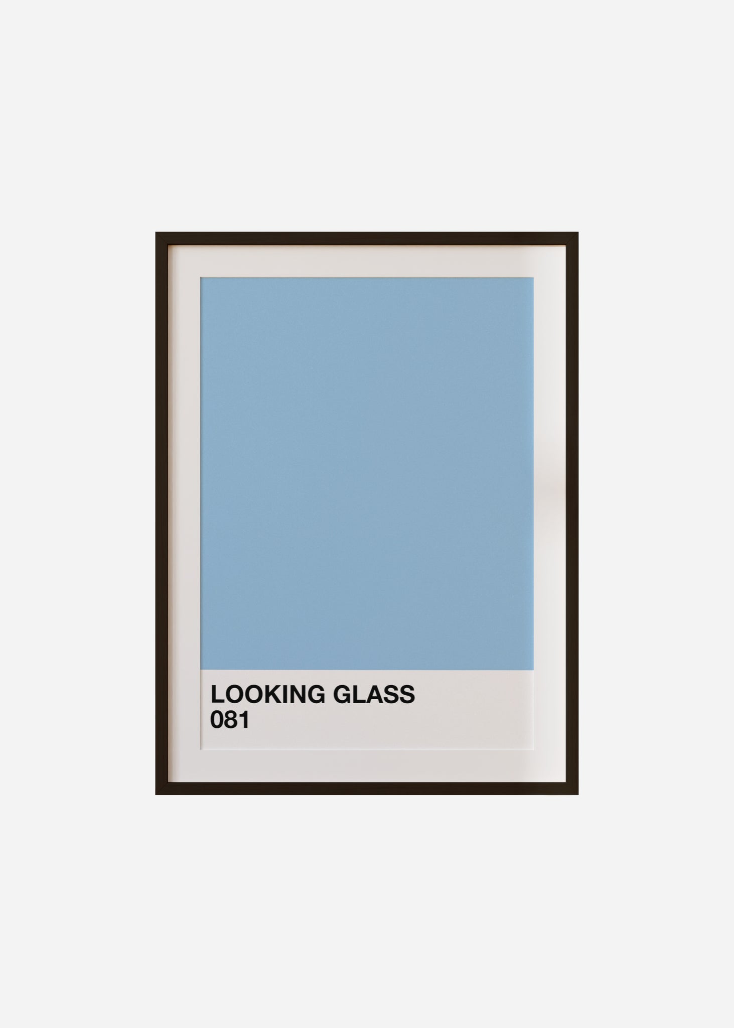 looking glass Framed & Mounted Print