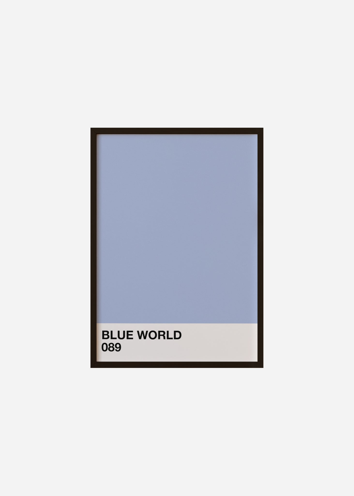 blue world Framed Print