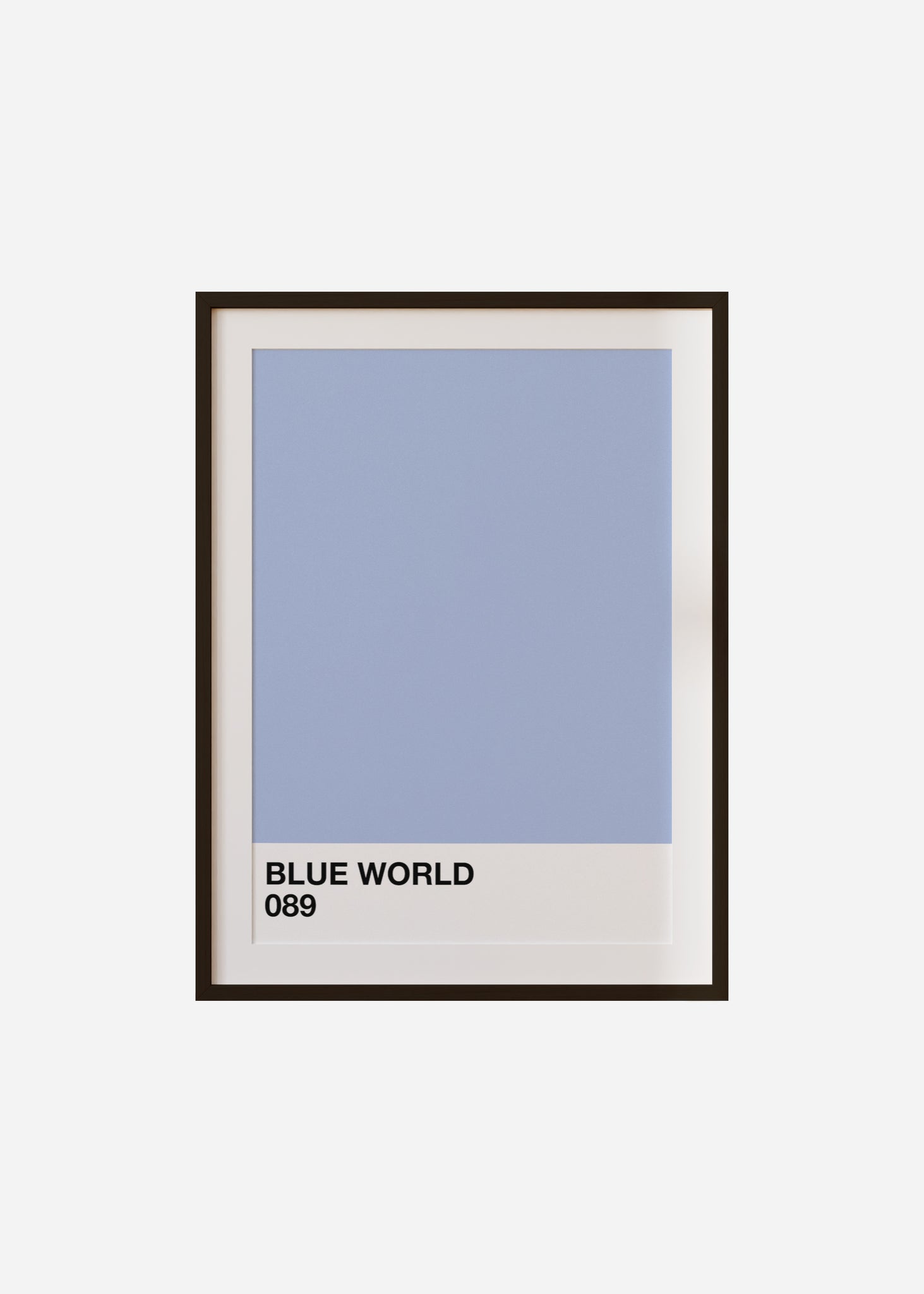 blue world Framed & Mounted Print