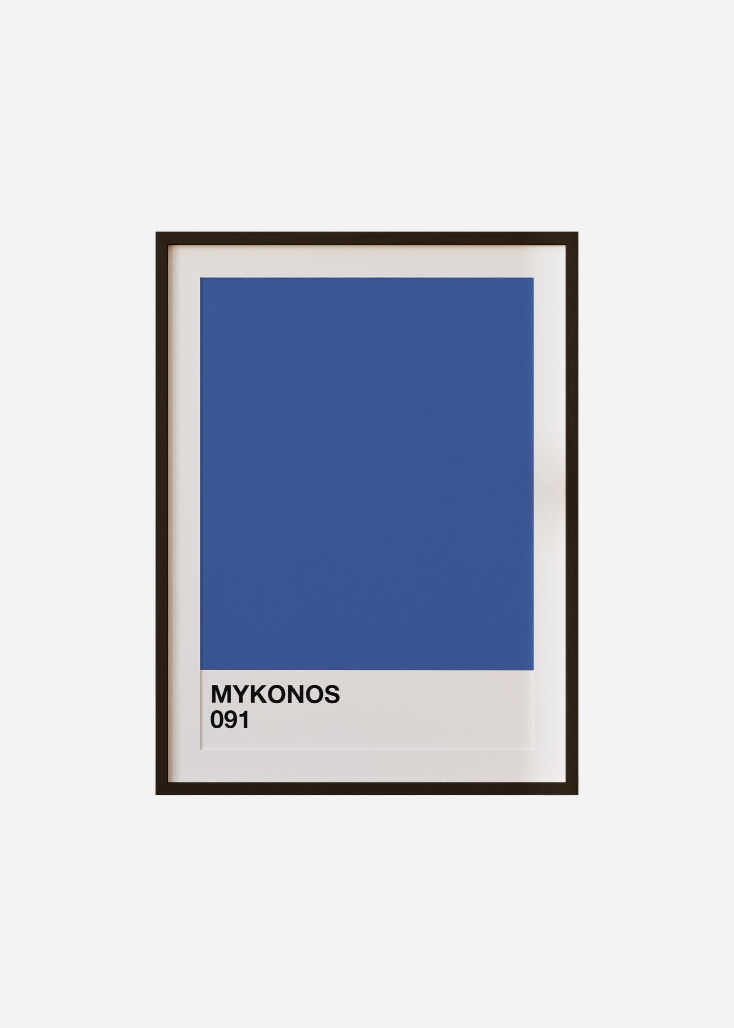 mykonos Framed & Mounted Print