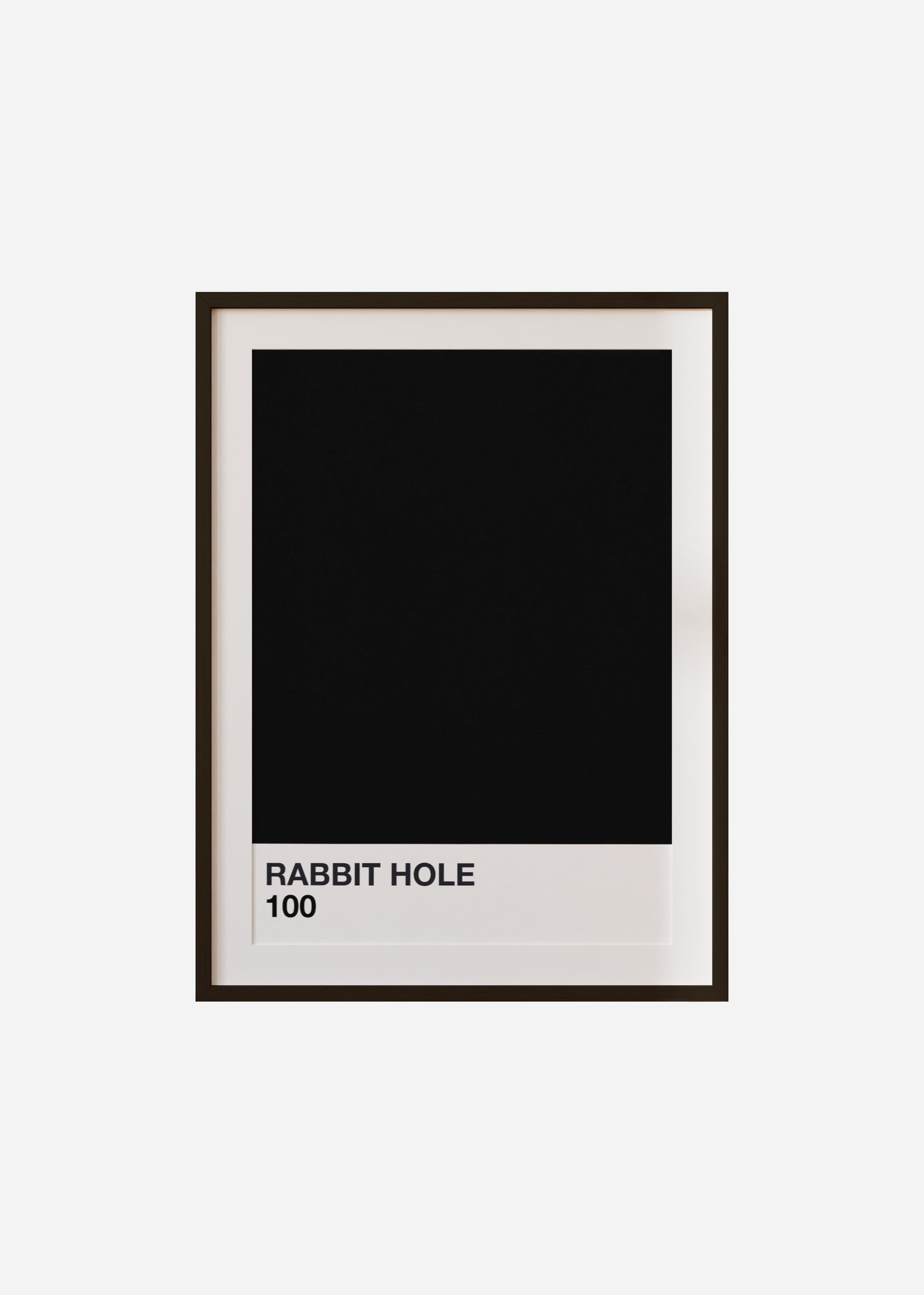 rabbit hole Framed & Mounted Print