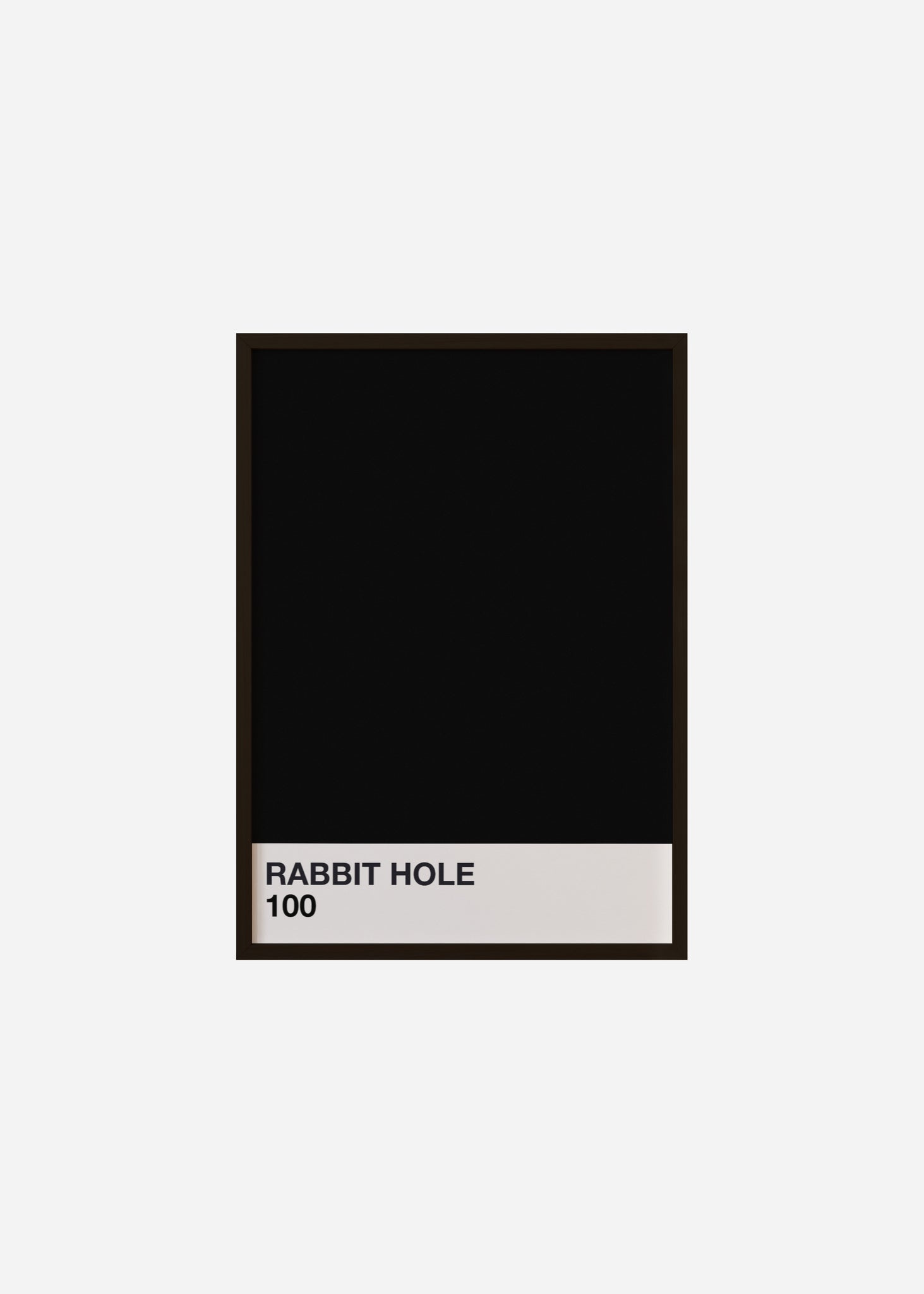 rabbit hole Framed Print