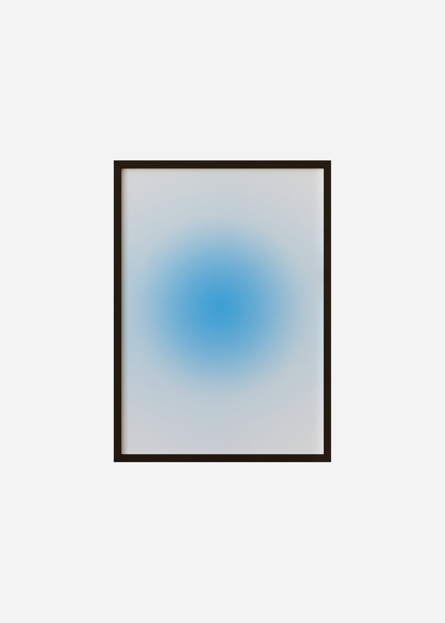 simple gradient / blue Framed Print