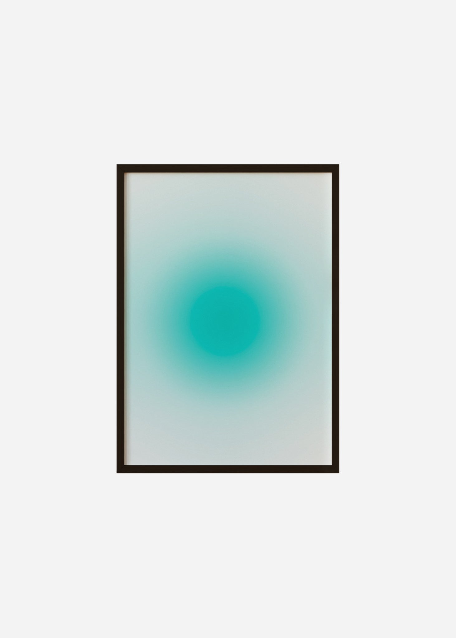 simple gradient / light blue Framed Print
