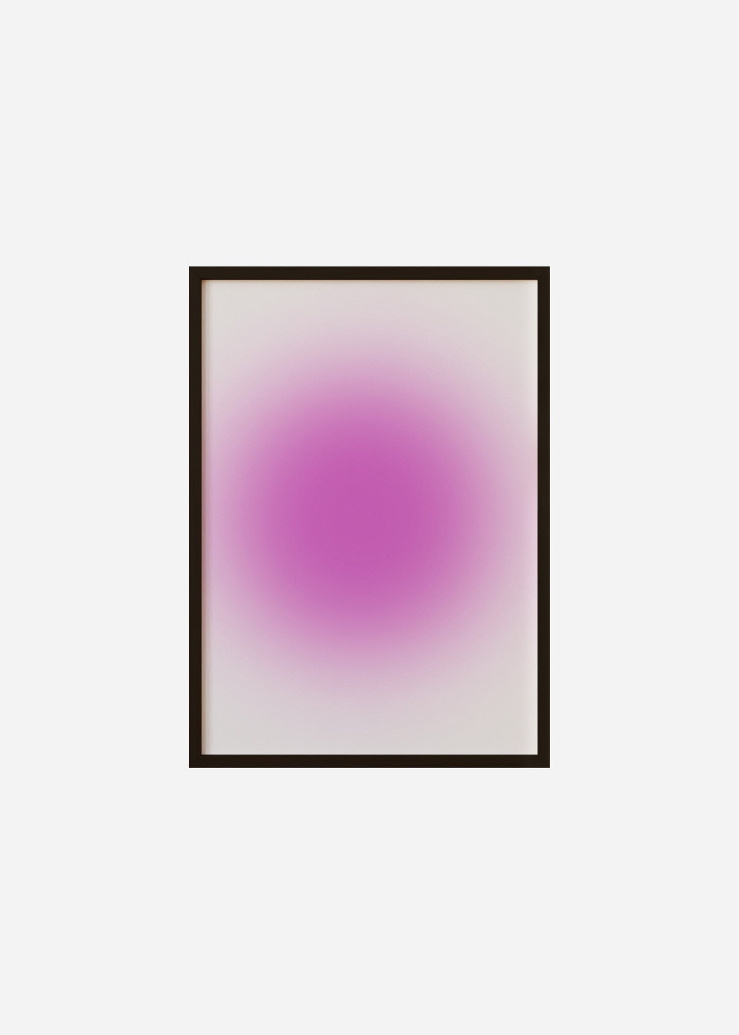 simple gradient / pink Framed Print