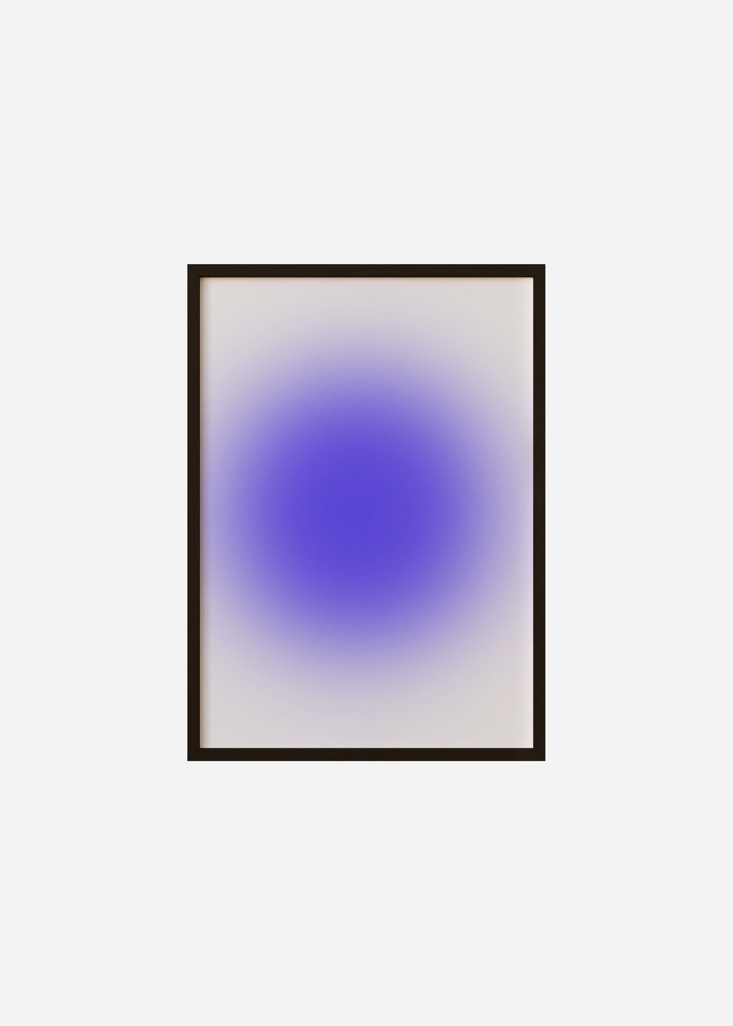 simple gradient / purple Framed Print