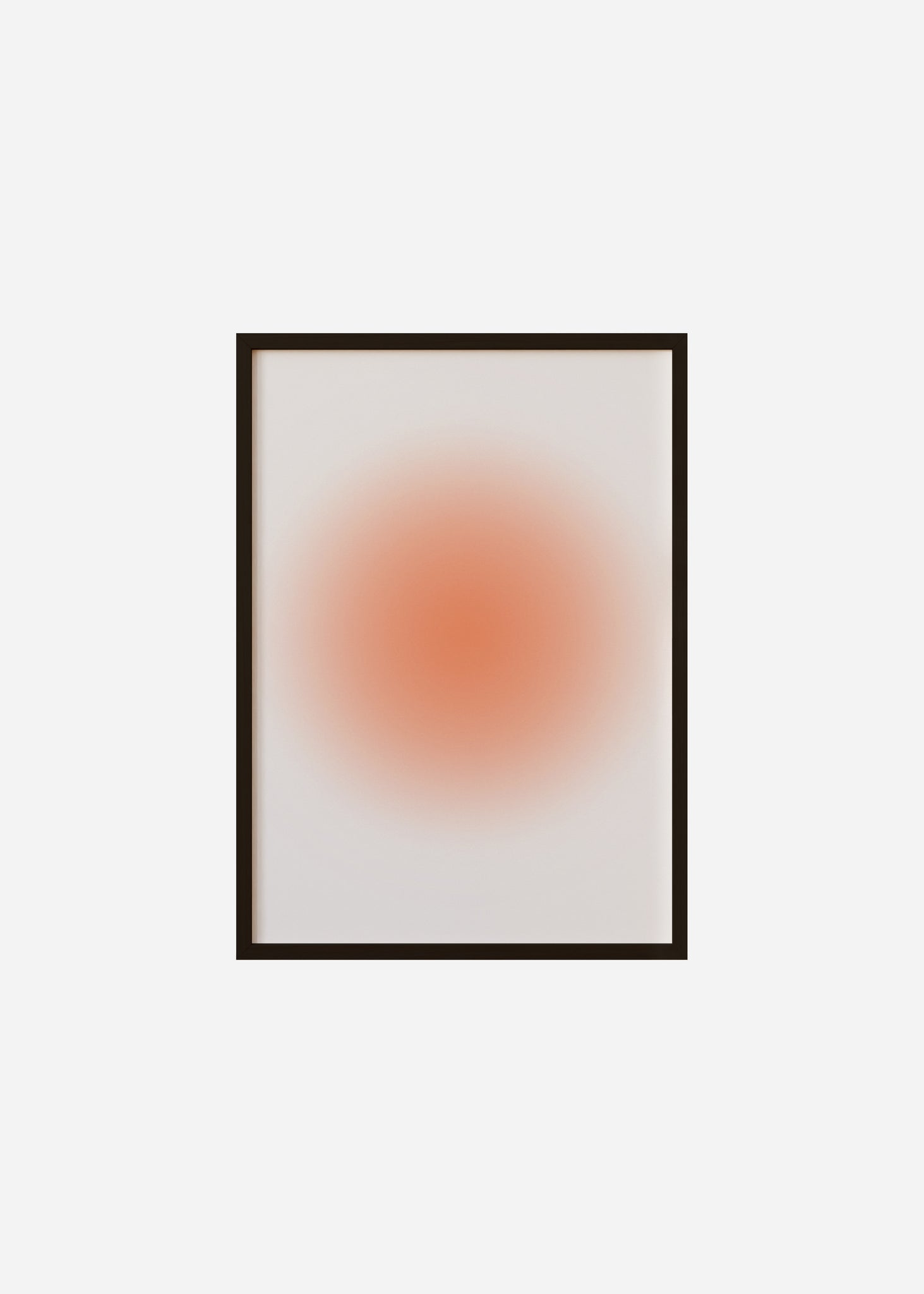 simple gradients / orange Framed Print