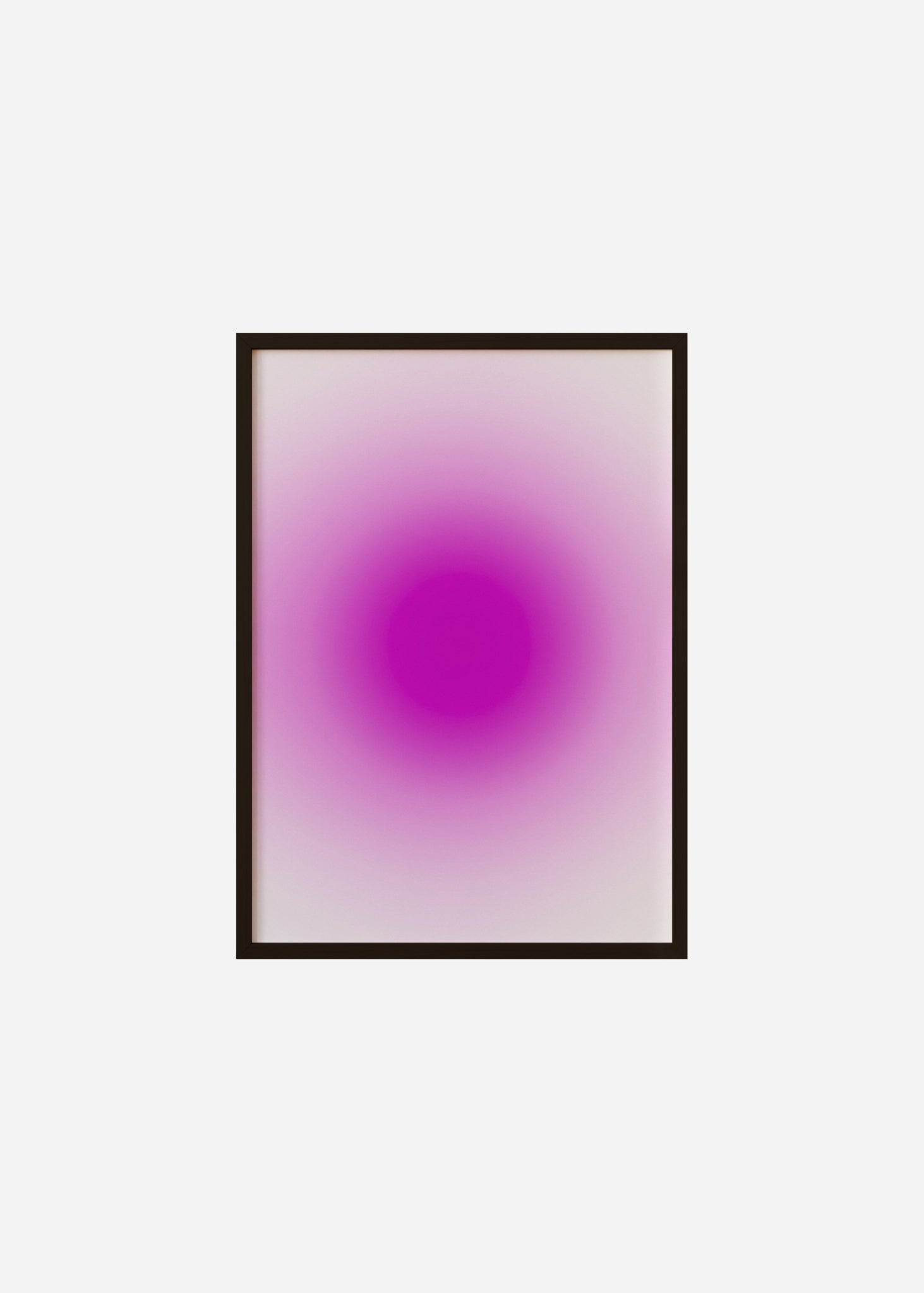 simple gradient / purple Framed Print
