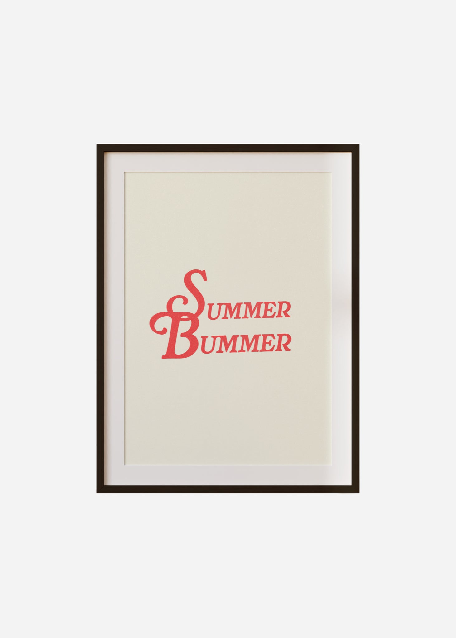 summer bummer Framed & Mounted Print