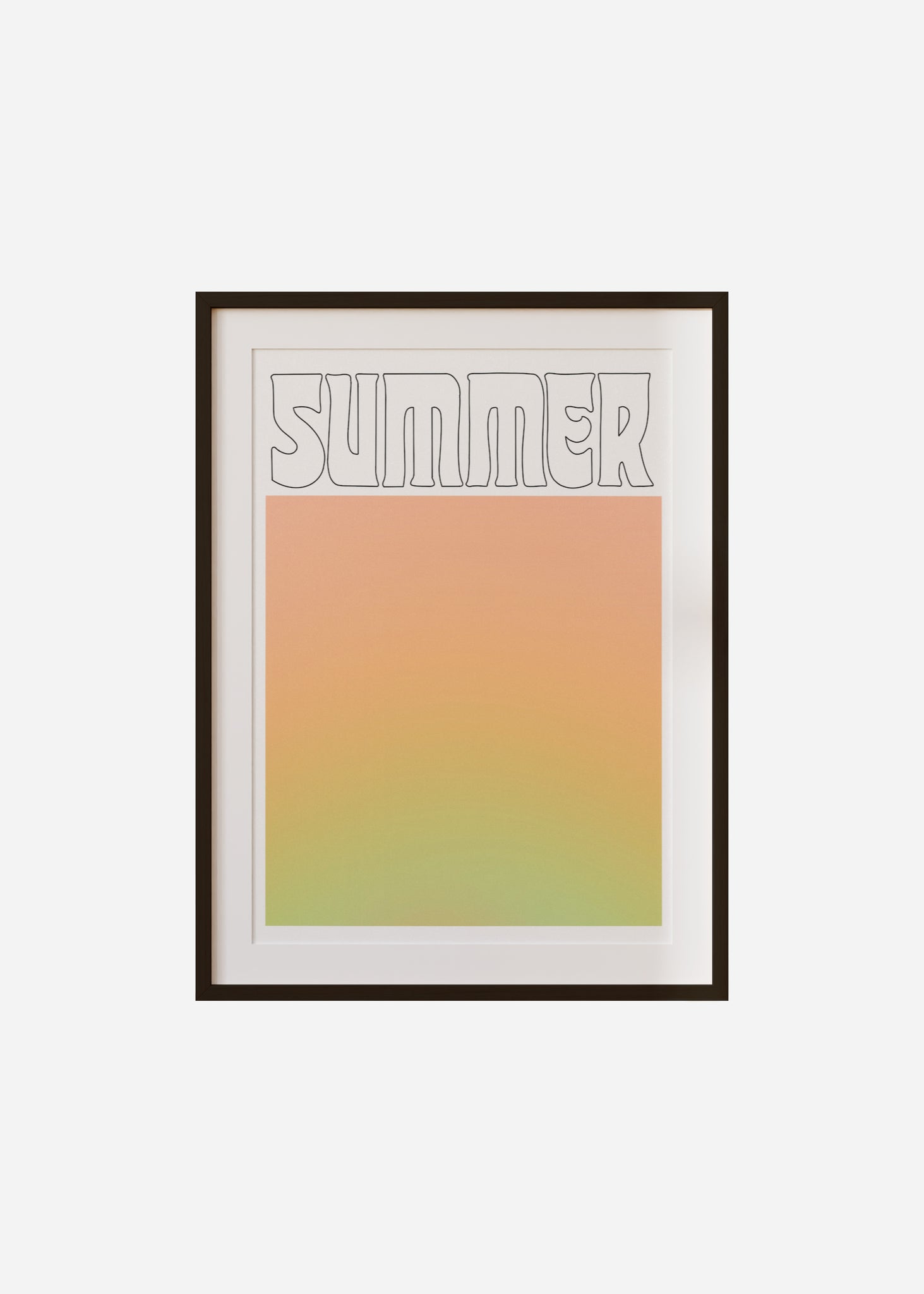 Summer aura Framed & Mounted Print