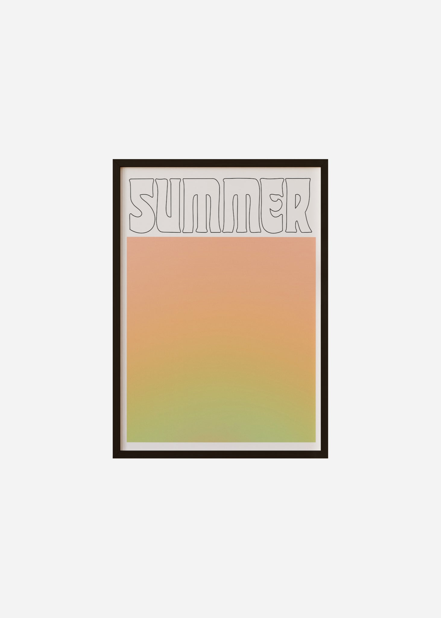 Summer aura Framed Print