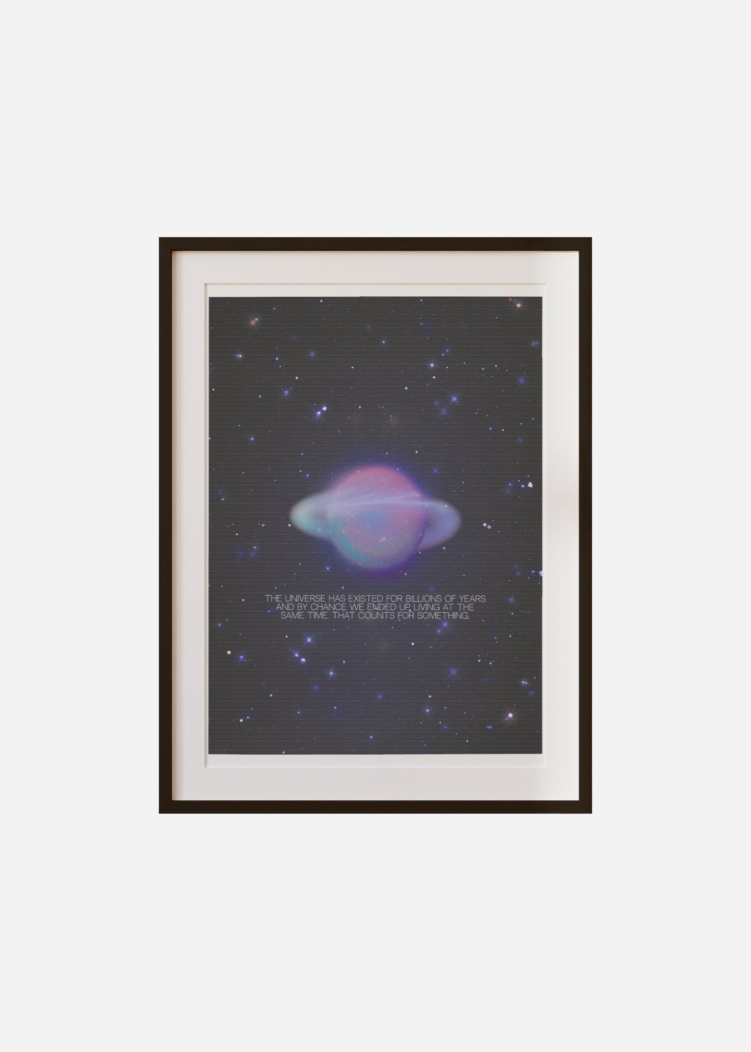 the universe Framed & Mounted Print