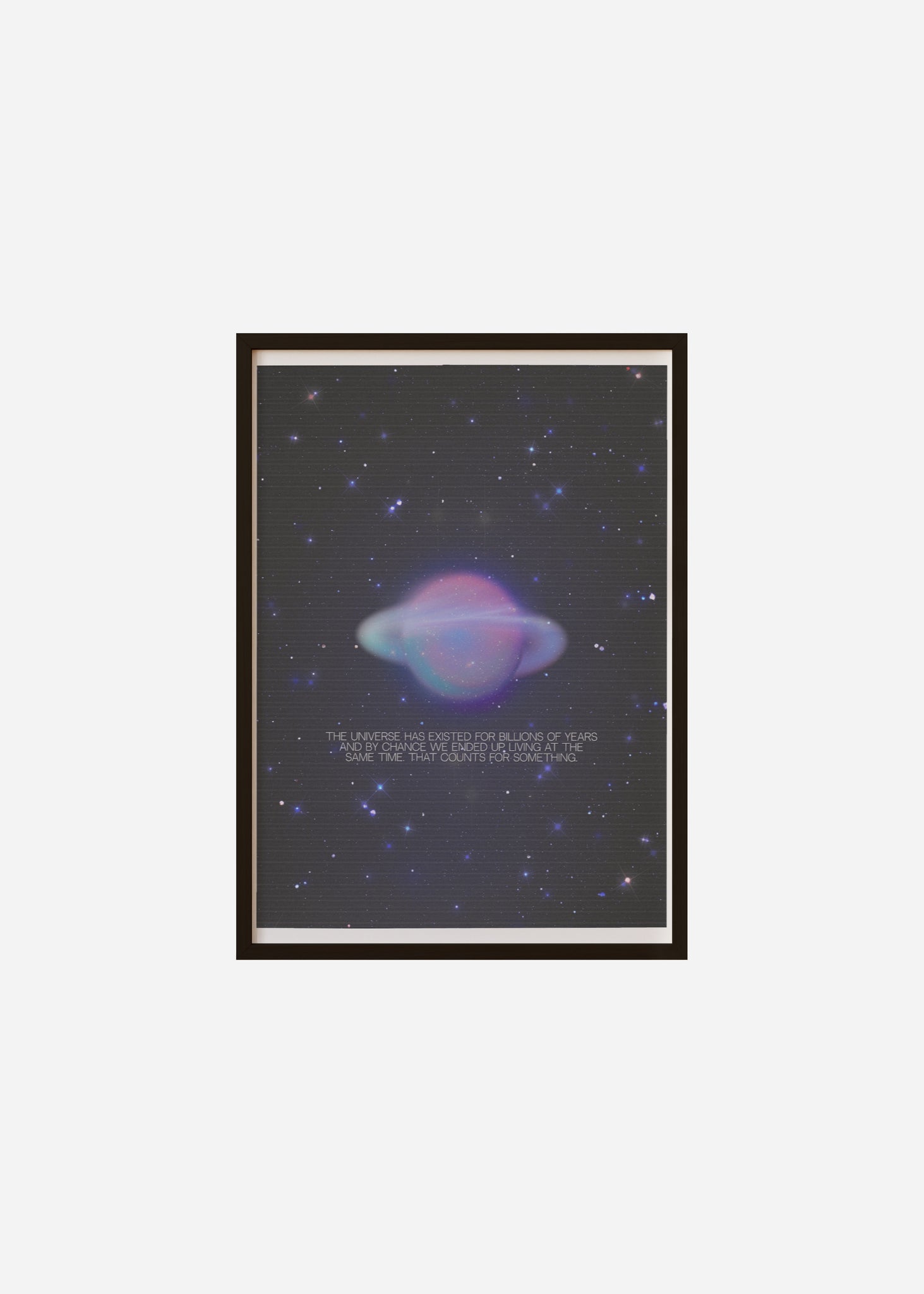 the universe Framed Print