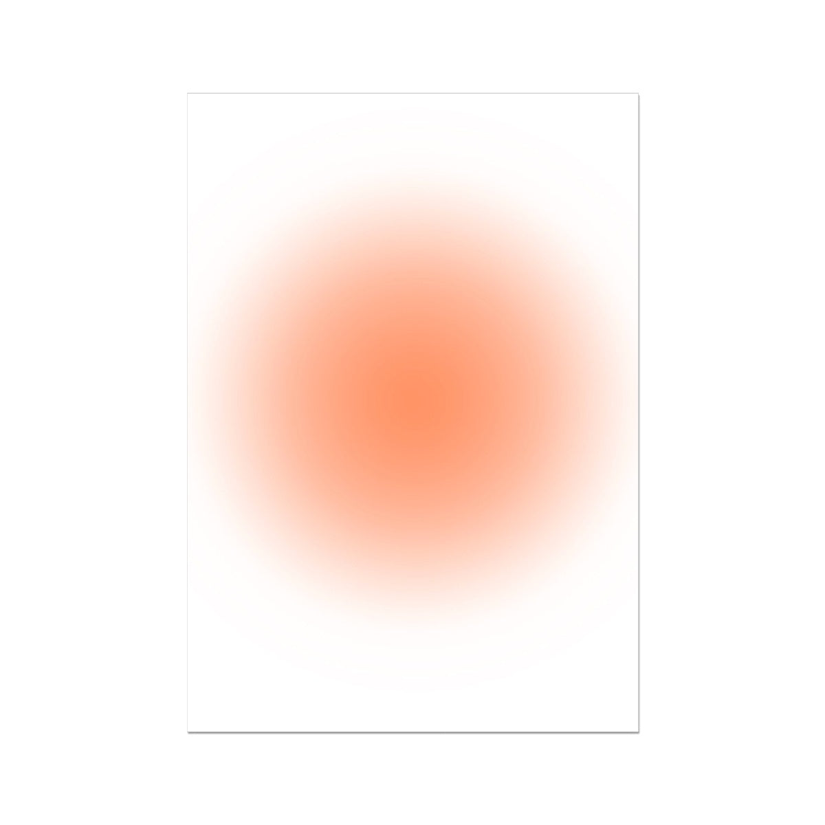 simple gradients / orange Fine Art Print