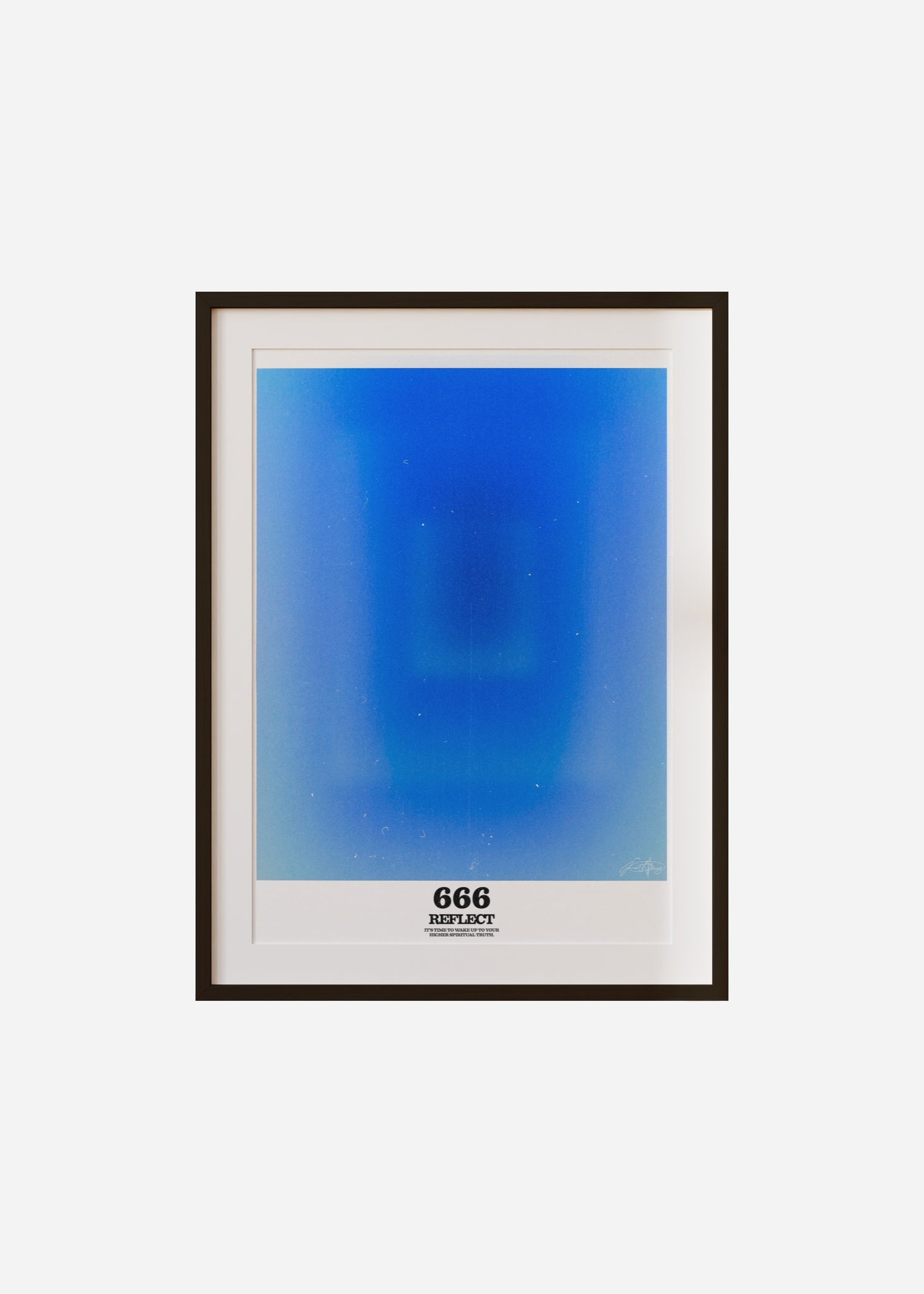 Angel Number 666 / Reflect Framed & Mounted Print