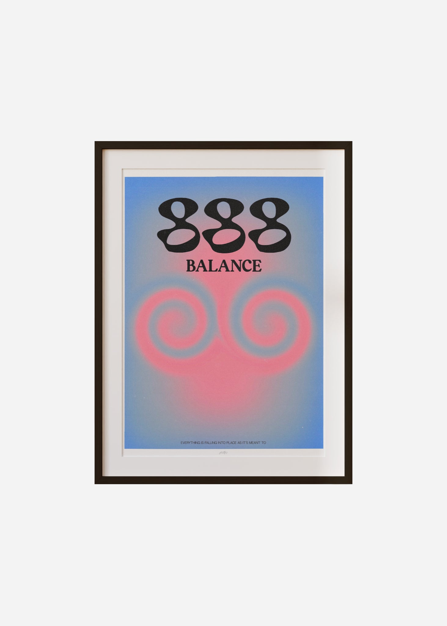 Angel Number 888 Framed & Mounted Print