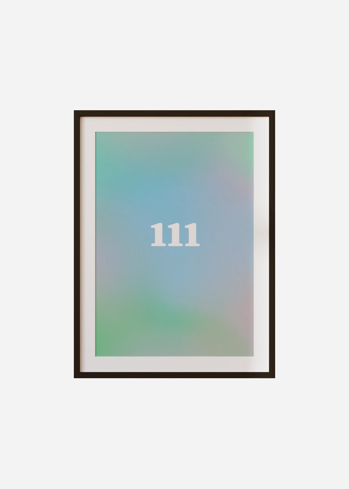 Angel Number 111 Framed & Mounted Print