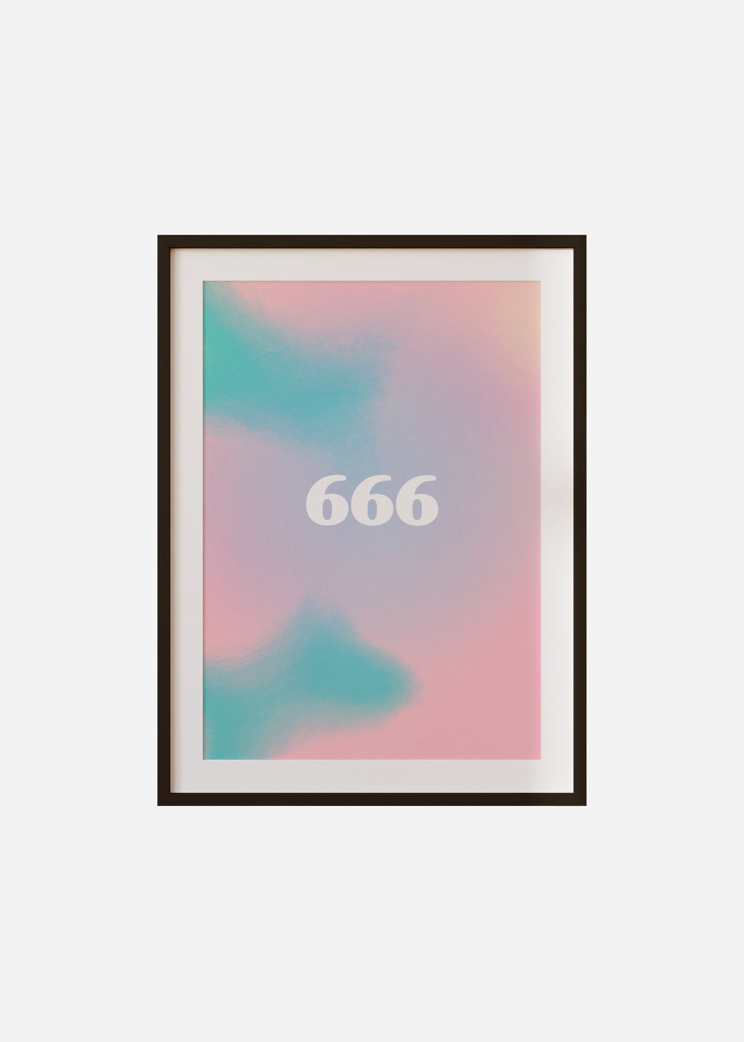 Angel Number 666 Framed & Mounted Print