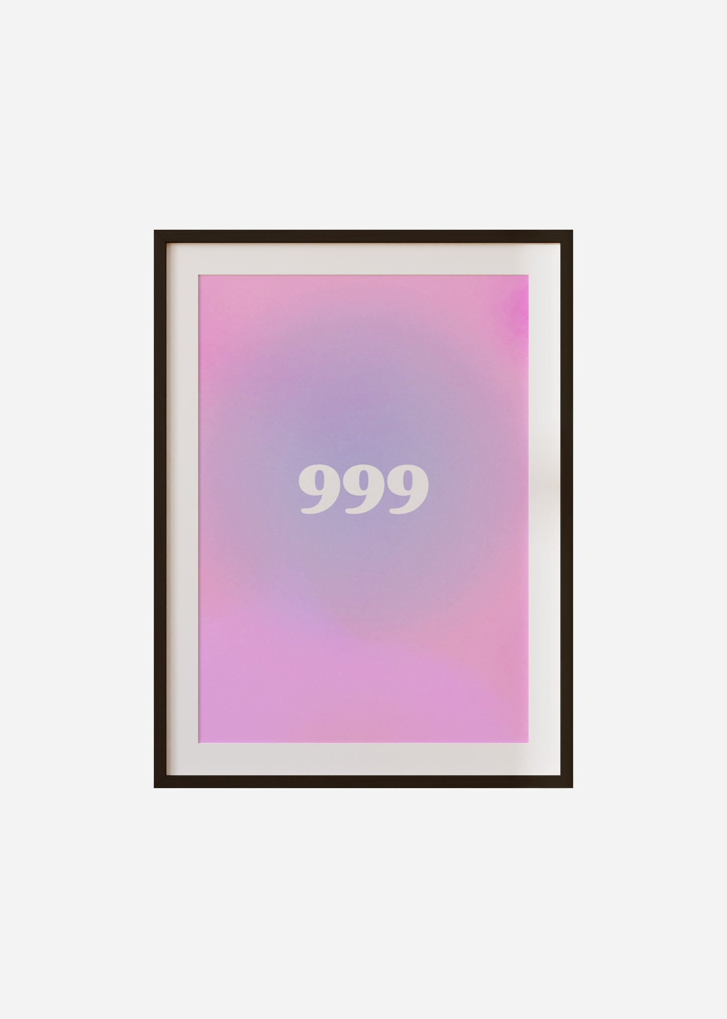 Angel Number 999 Framed & Mounted Print