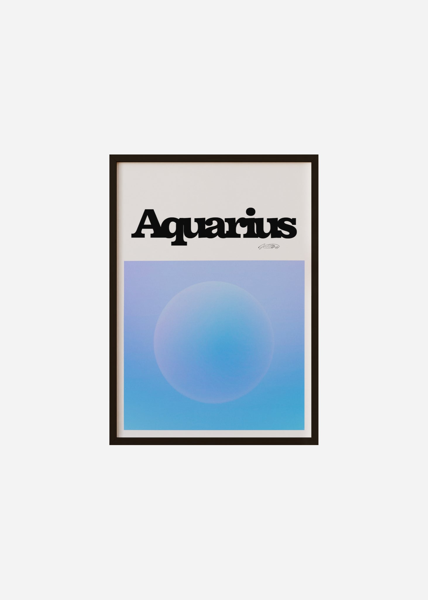 Aquarius Aura Framed Print