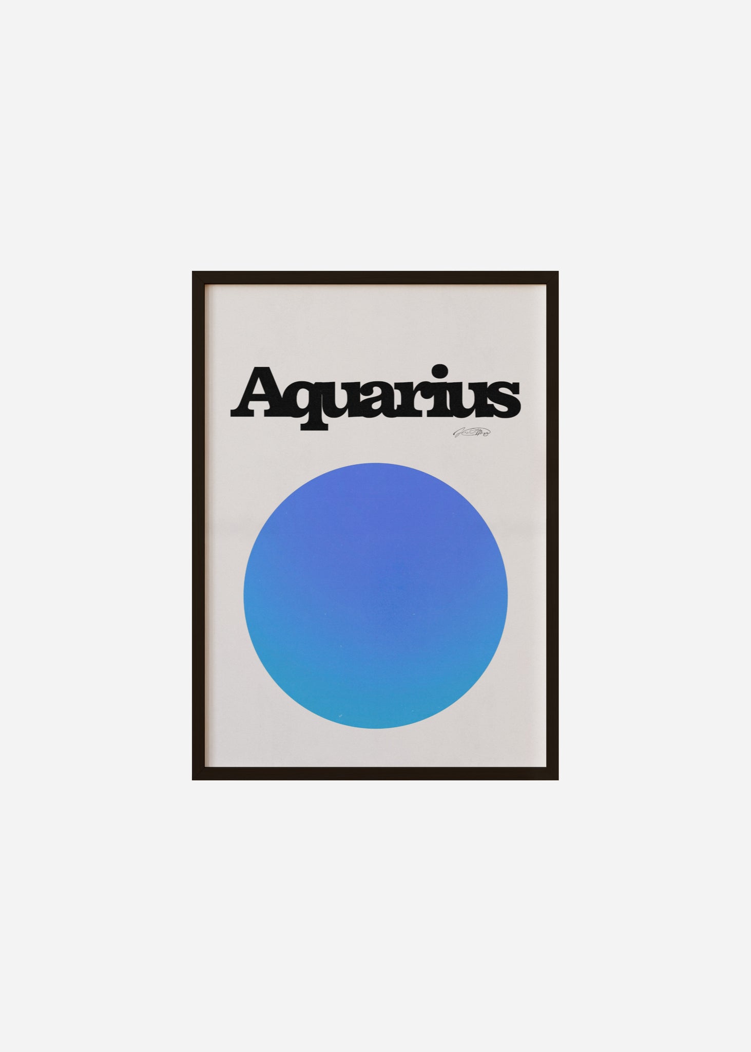 Aquarius Aura Framed Print