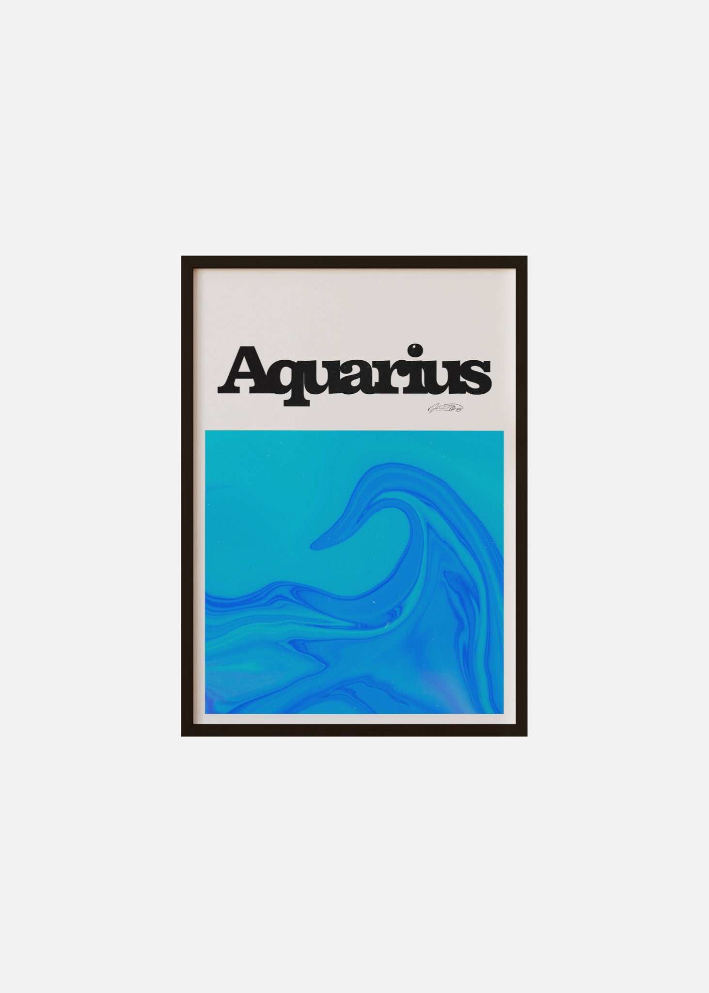 Aquarius Aura Framed Print