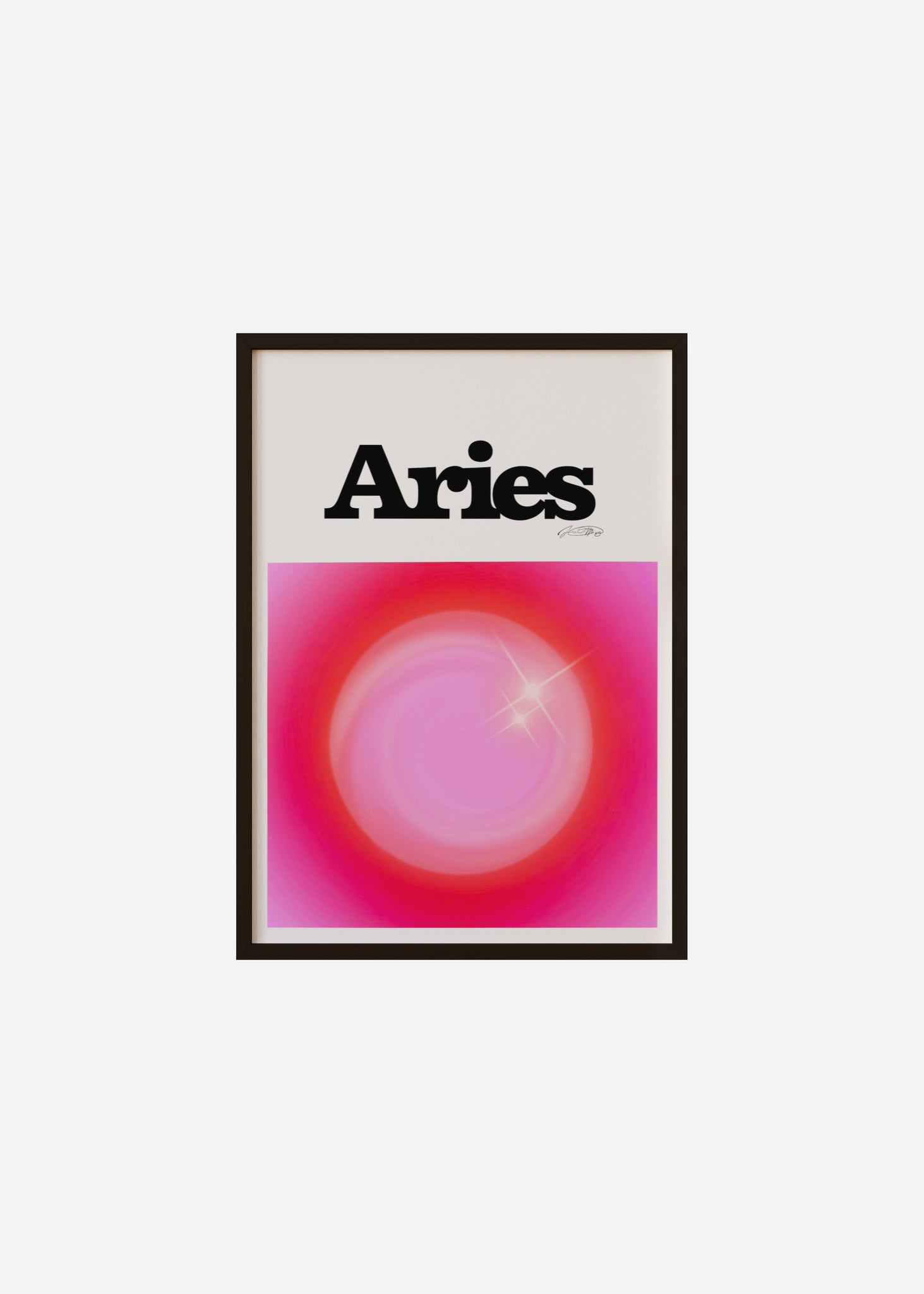 Aries Aura Framed Print