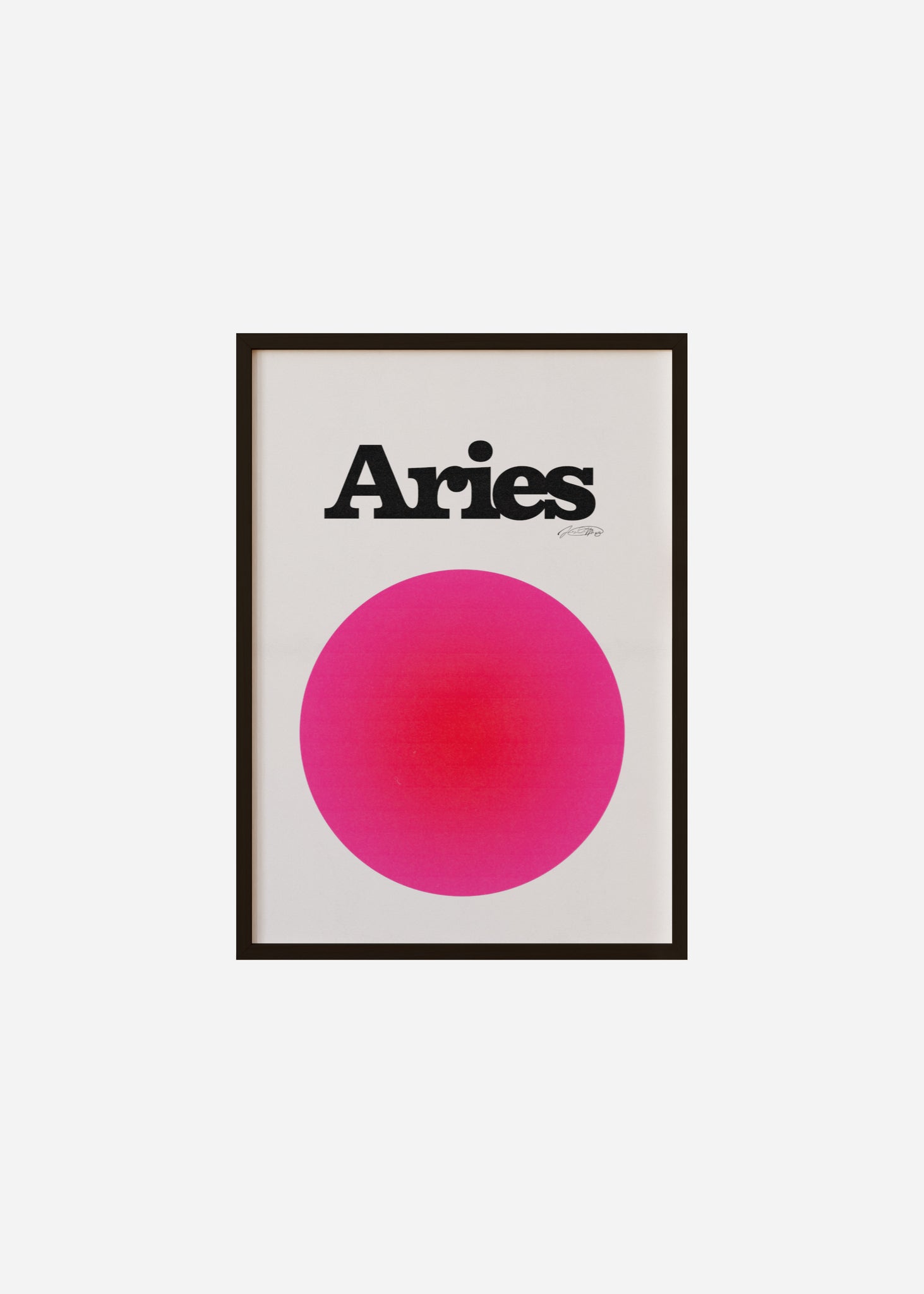 Aries Aura Framed Print