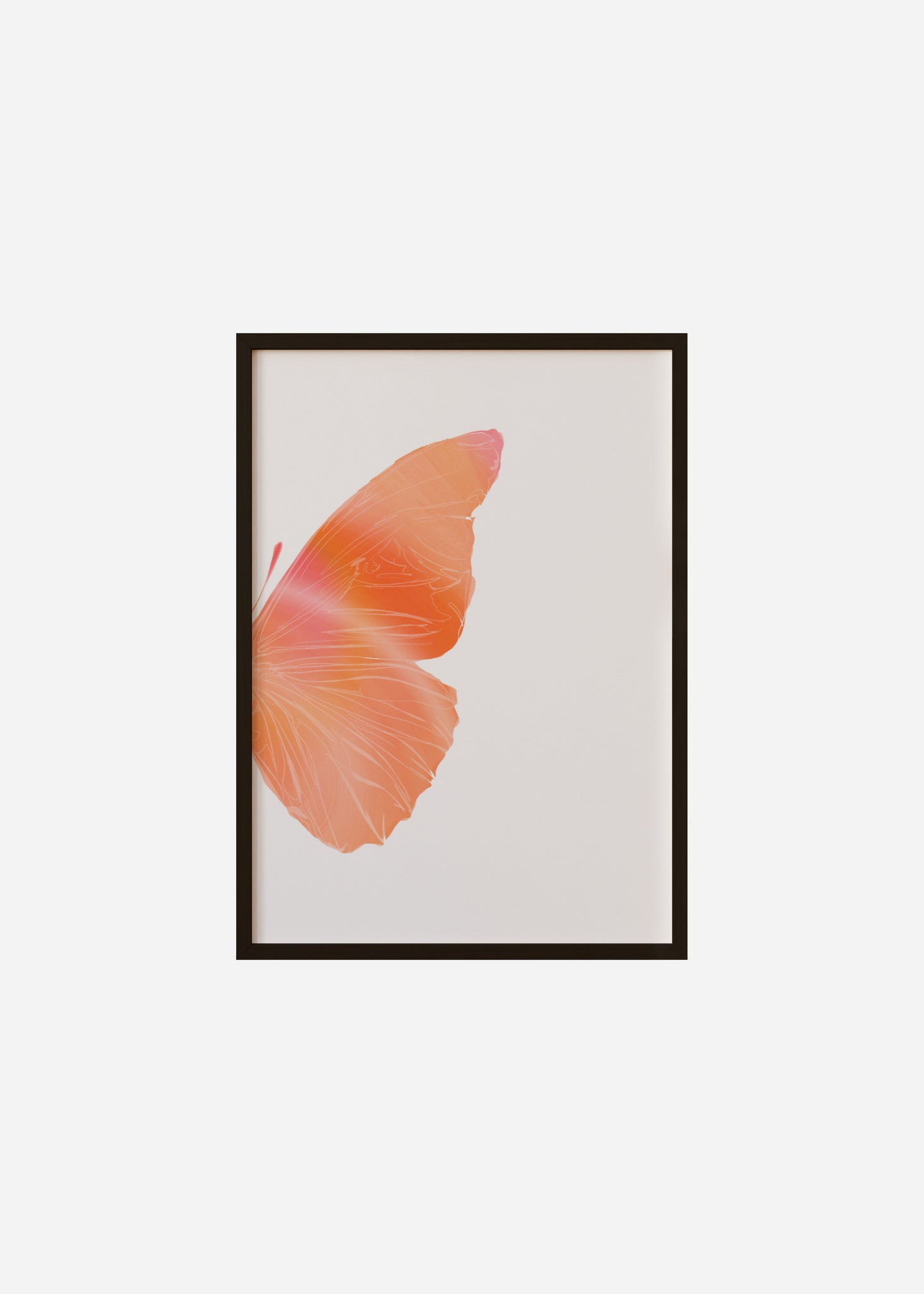 Butterfly Wings / Sunset Reflect 2/2 Framed Print
