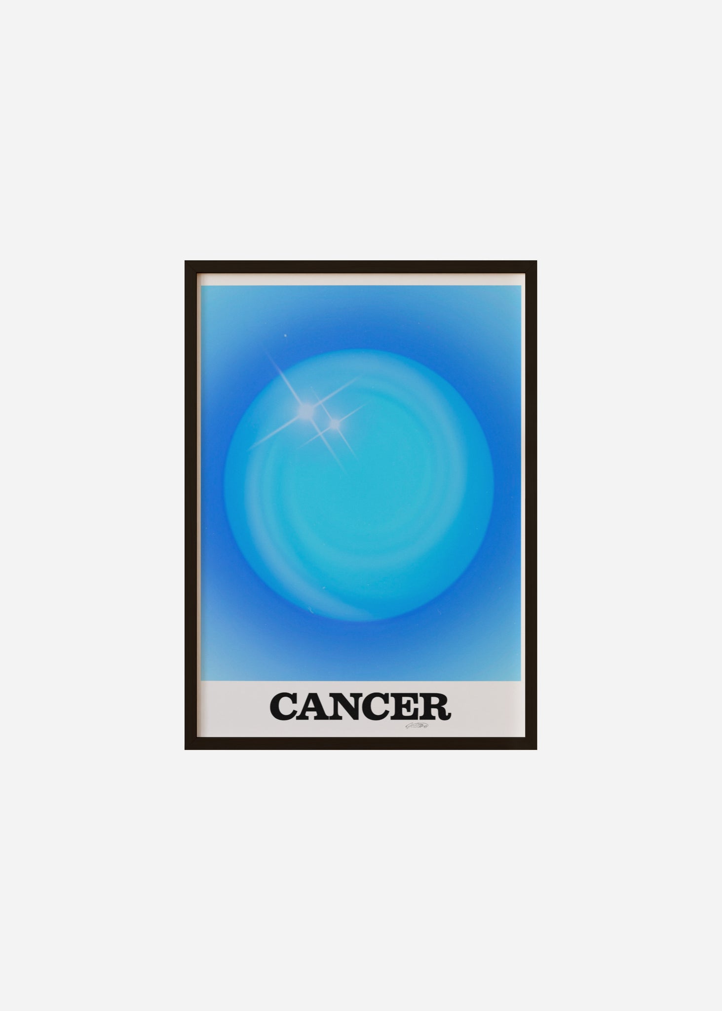 Cancer Aura Framed Print