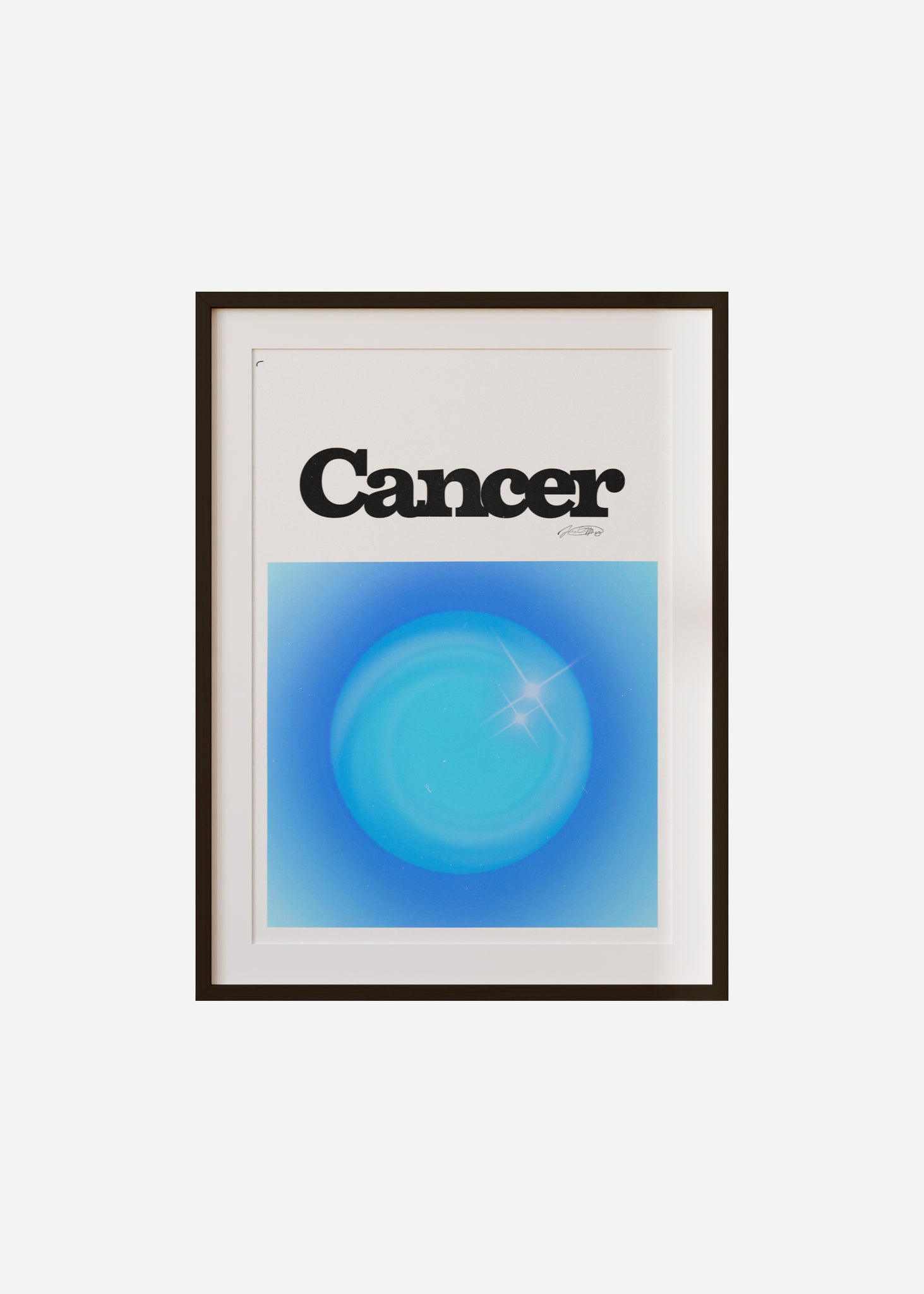 Cancer Aura Framed & Mounted Print