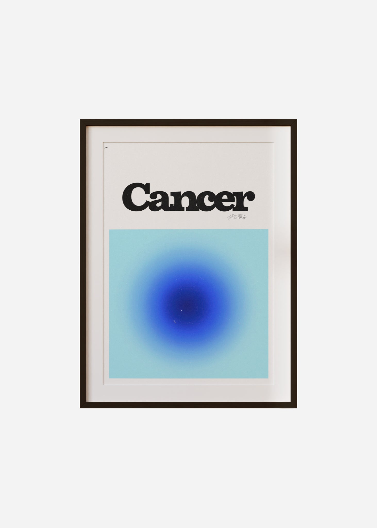 Cancer Aura Framed & Mounted Print