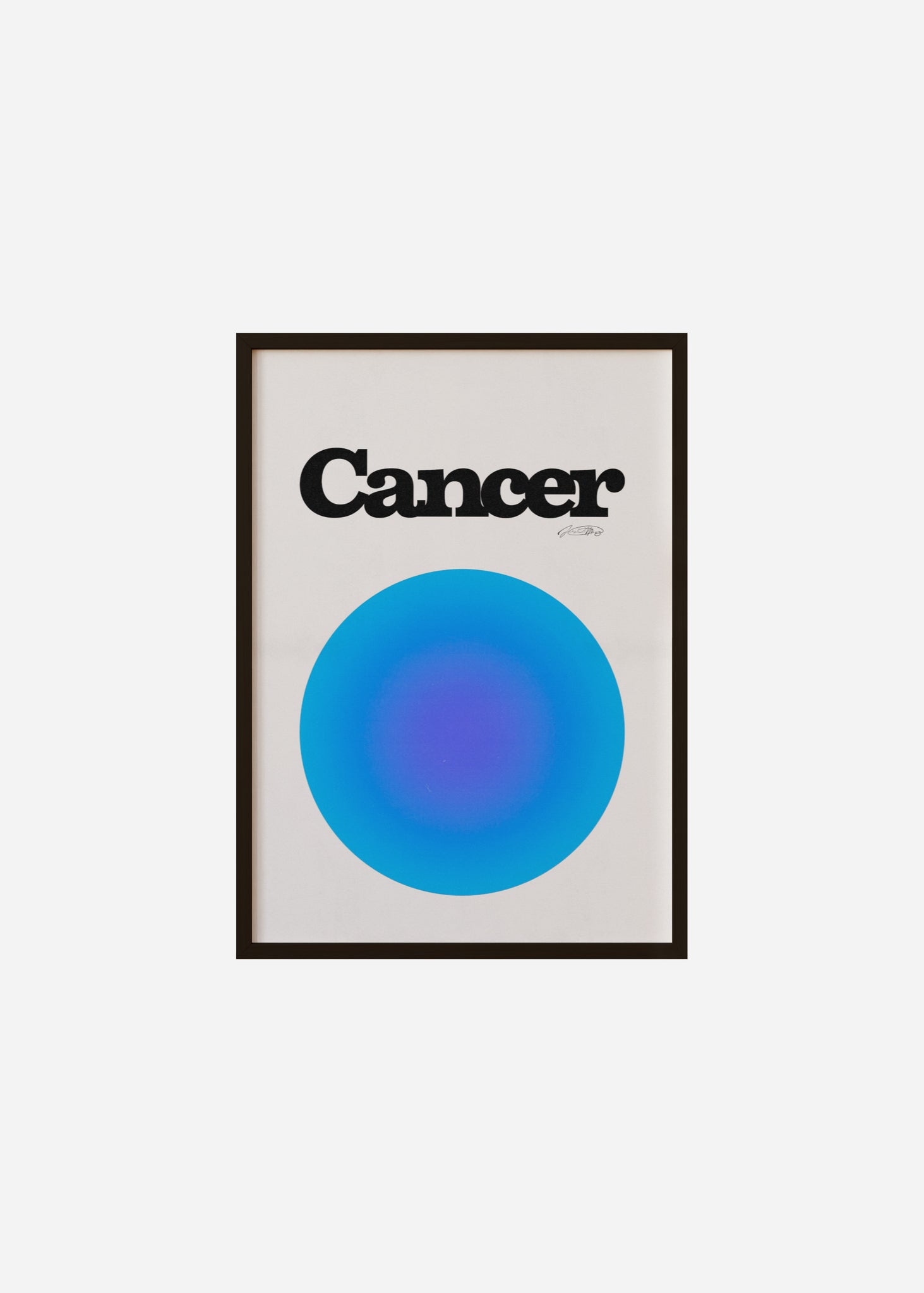 Cancer Aura Framed Print