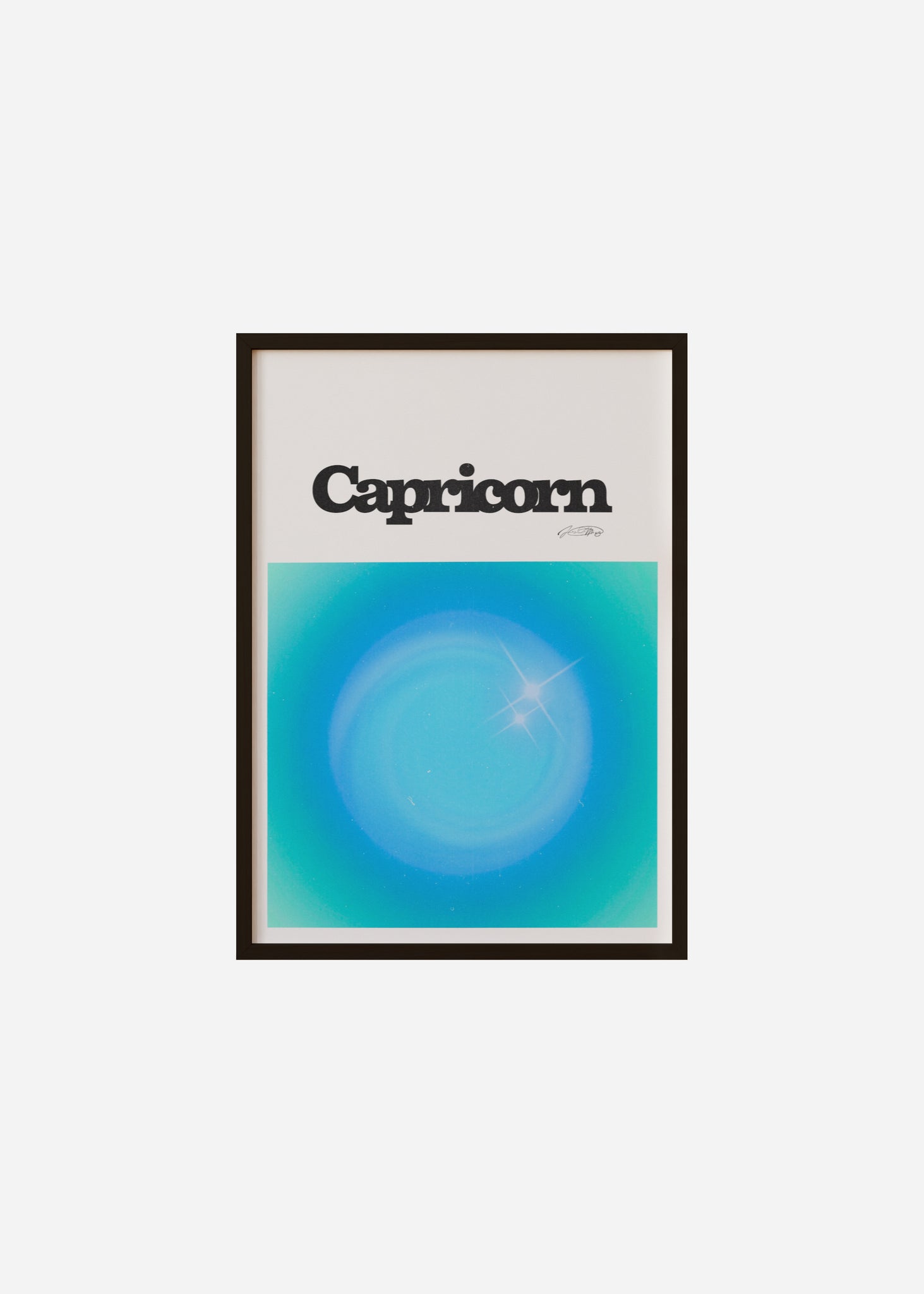 Capricorn Aura Framed Print