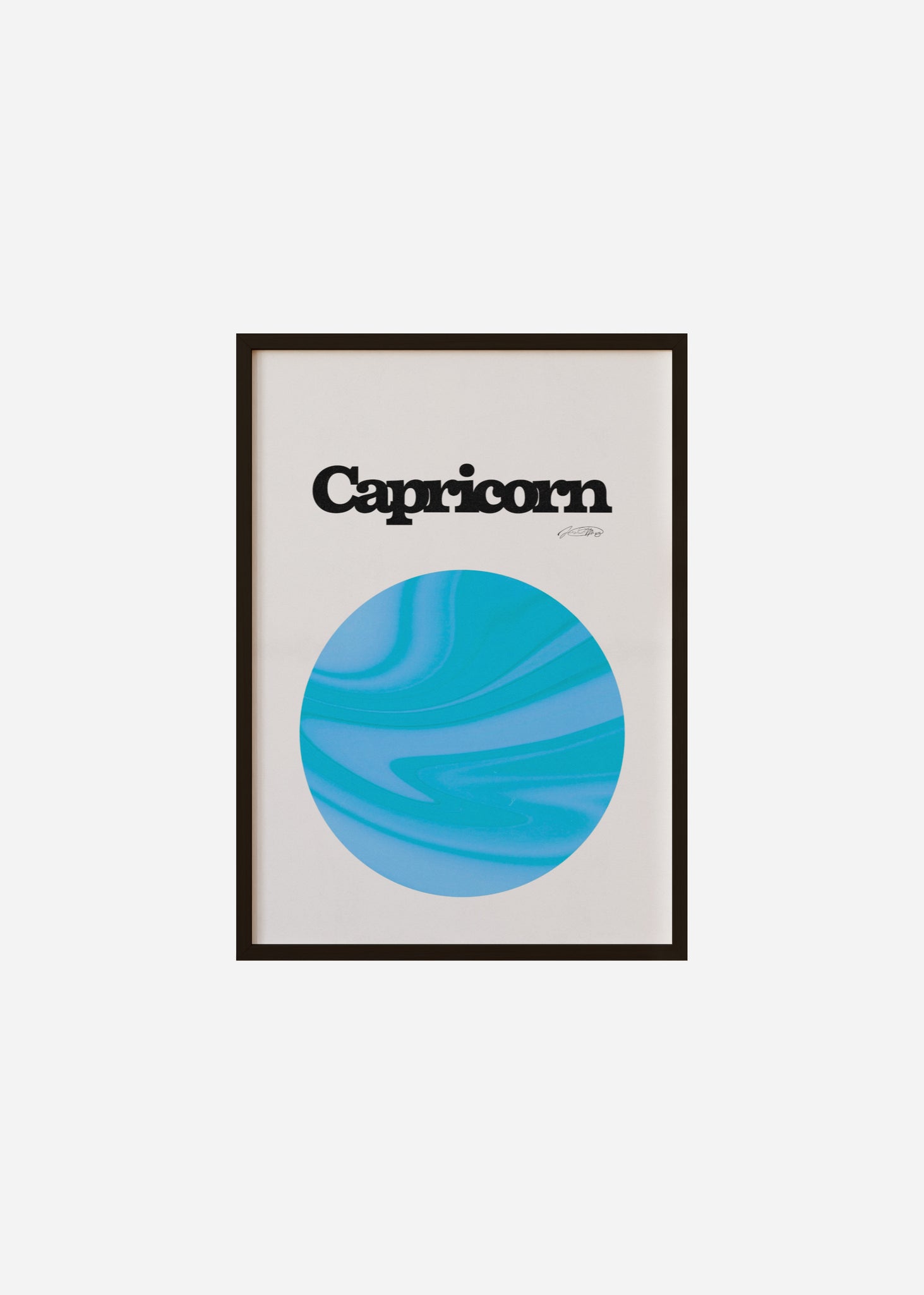 Capricorn Aura Framed Print