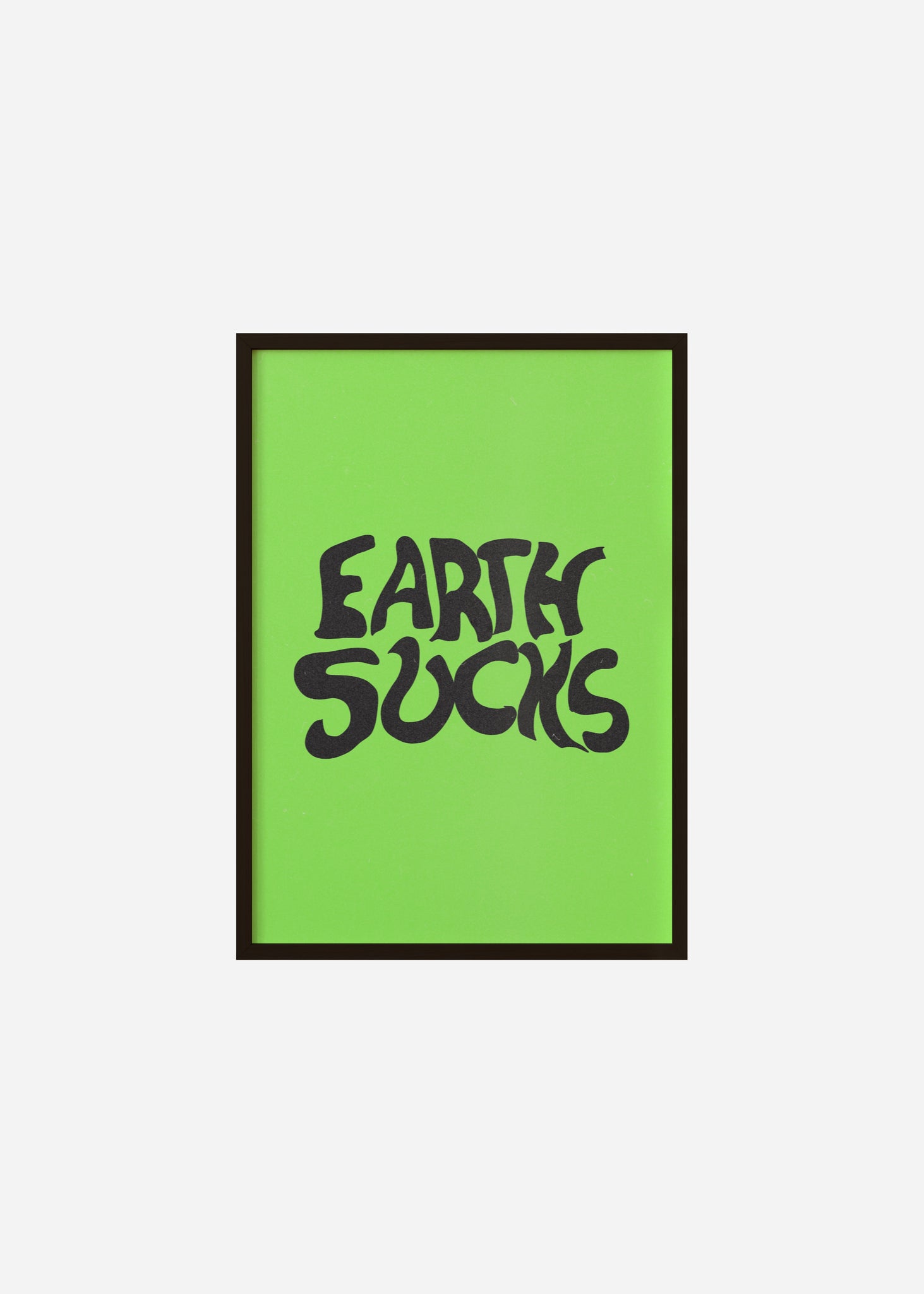 earth sucks Framed Print