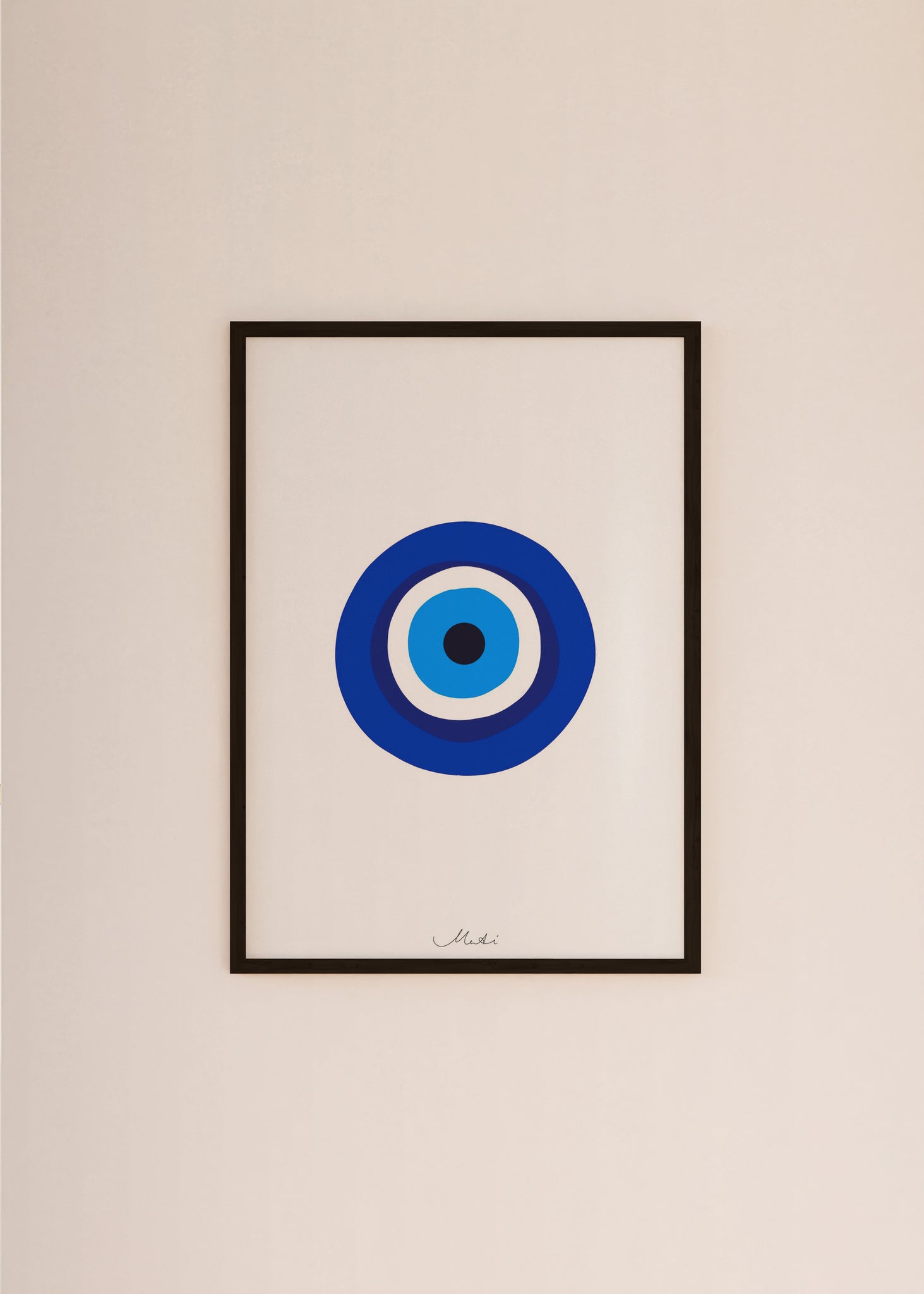 Mati (Evil Eye) Framed Print