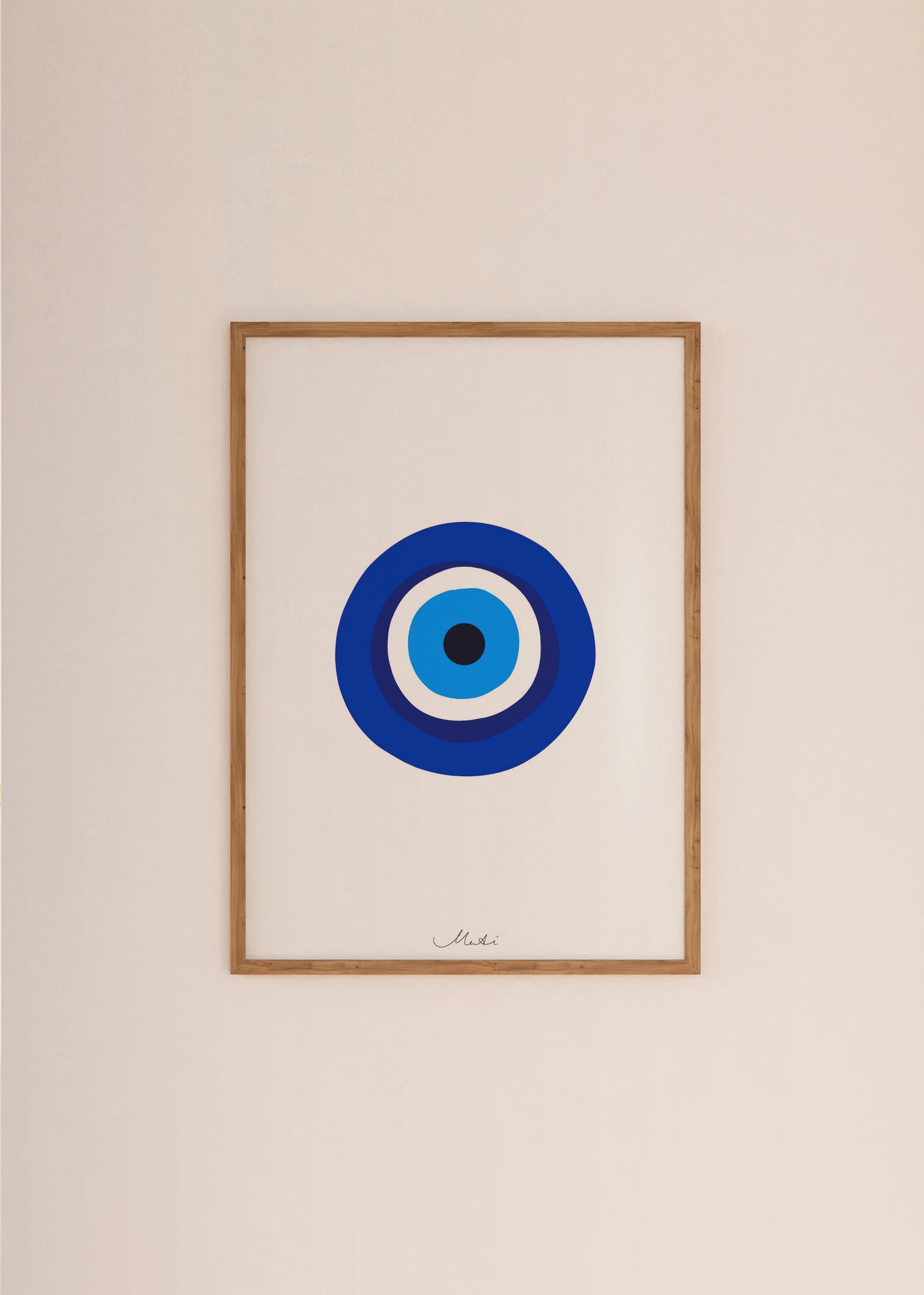 Mati (Evil Eye) Framed Print