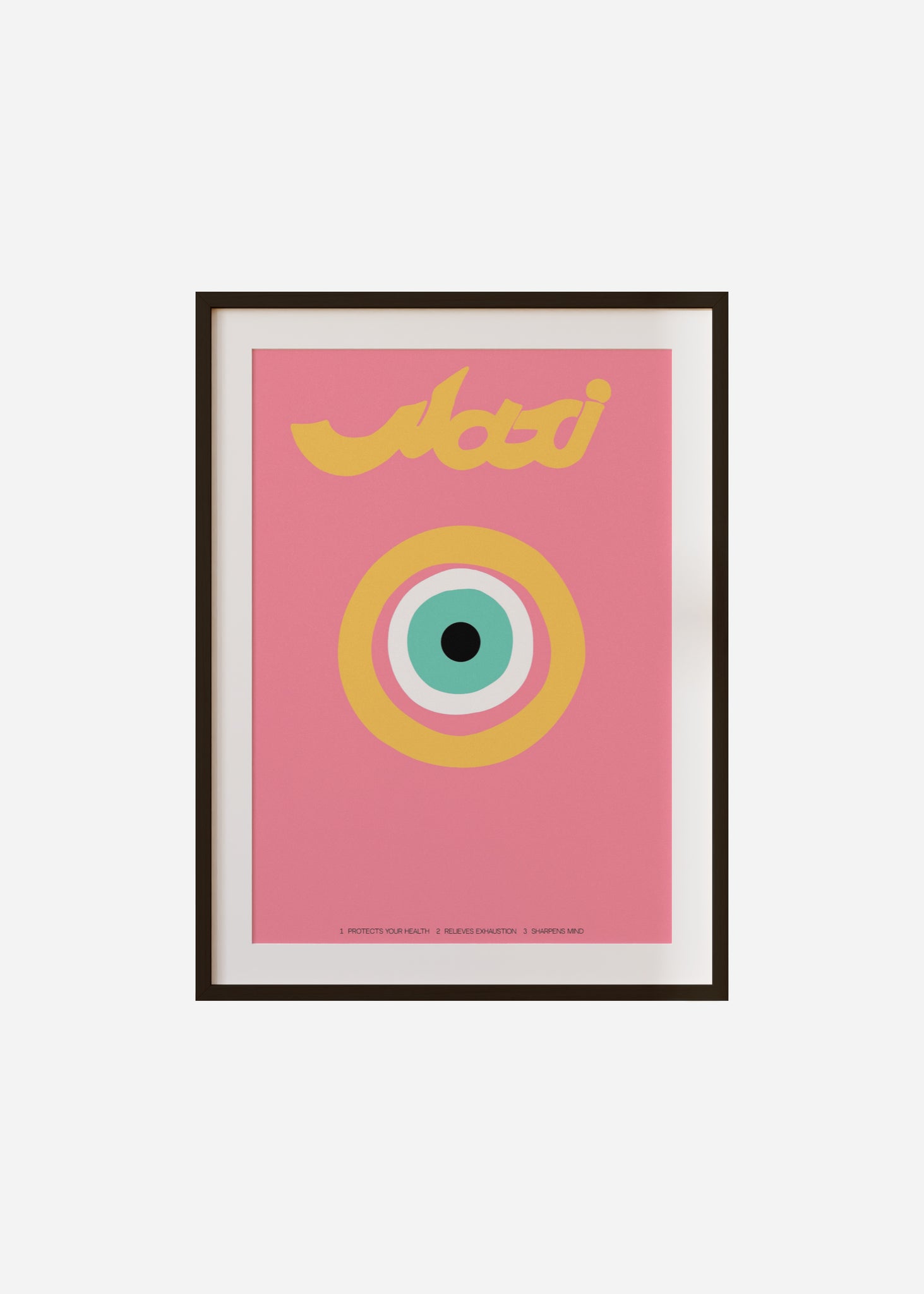 Mati (Evil Eye) Framed & Mounted Print