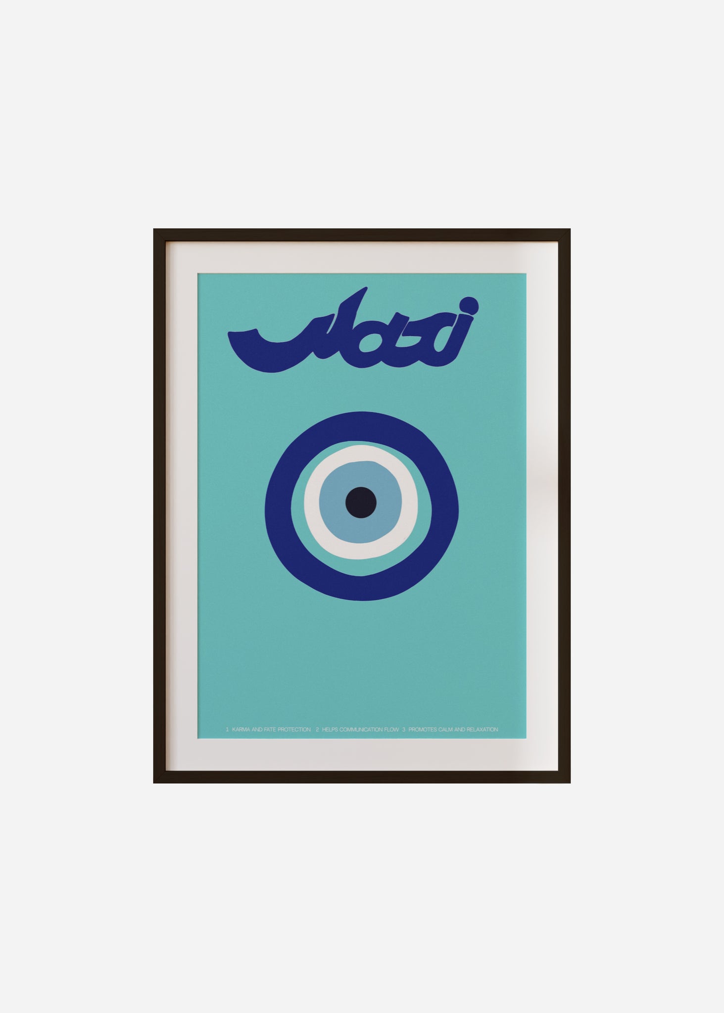 Mati (Evil Eye) Framed & Mounted Print