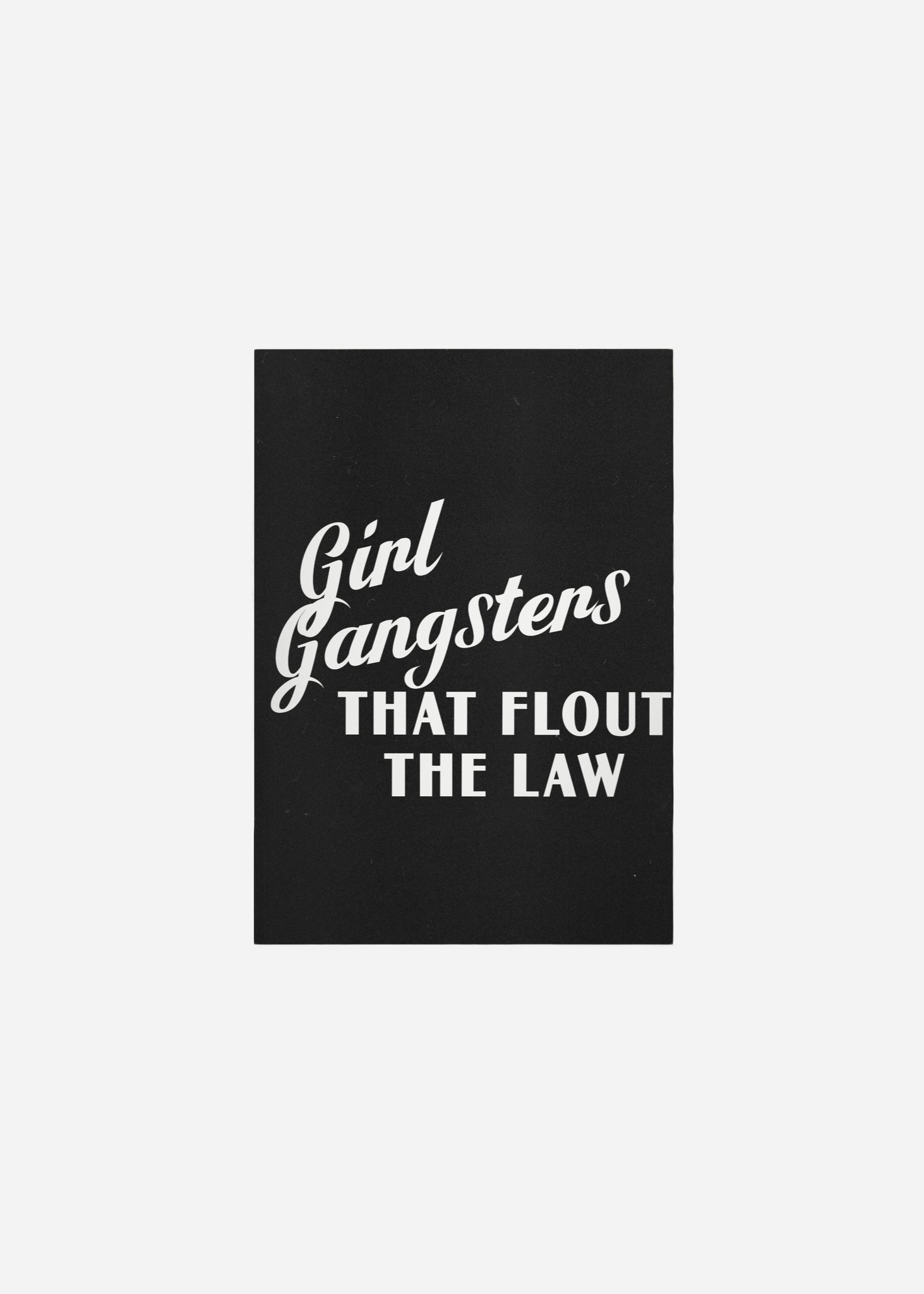 girl gangsters Fine Art Print