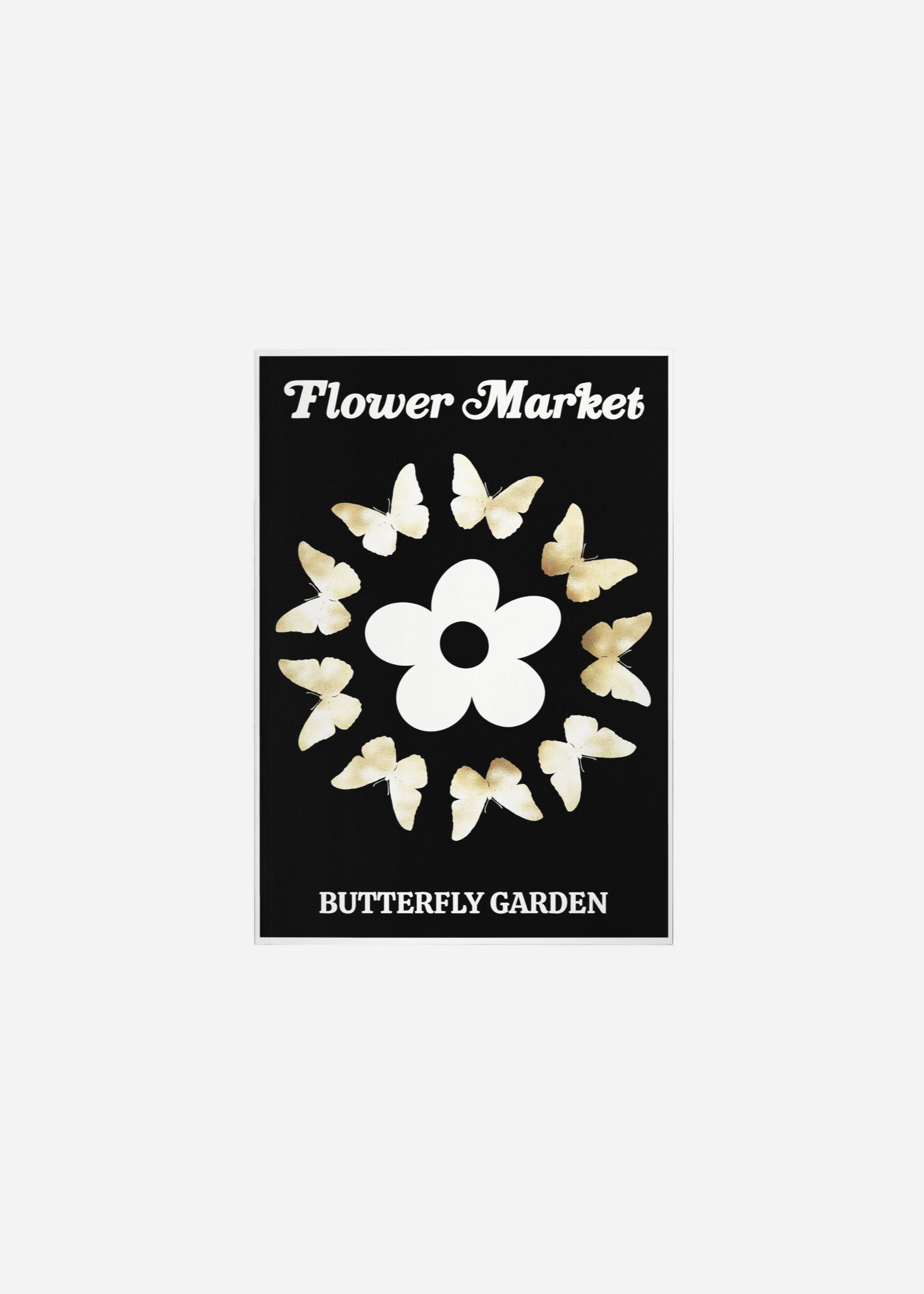 flower market / butterfly garden Fine Art Print