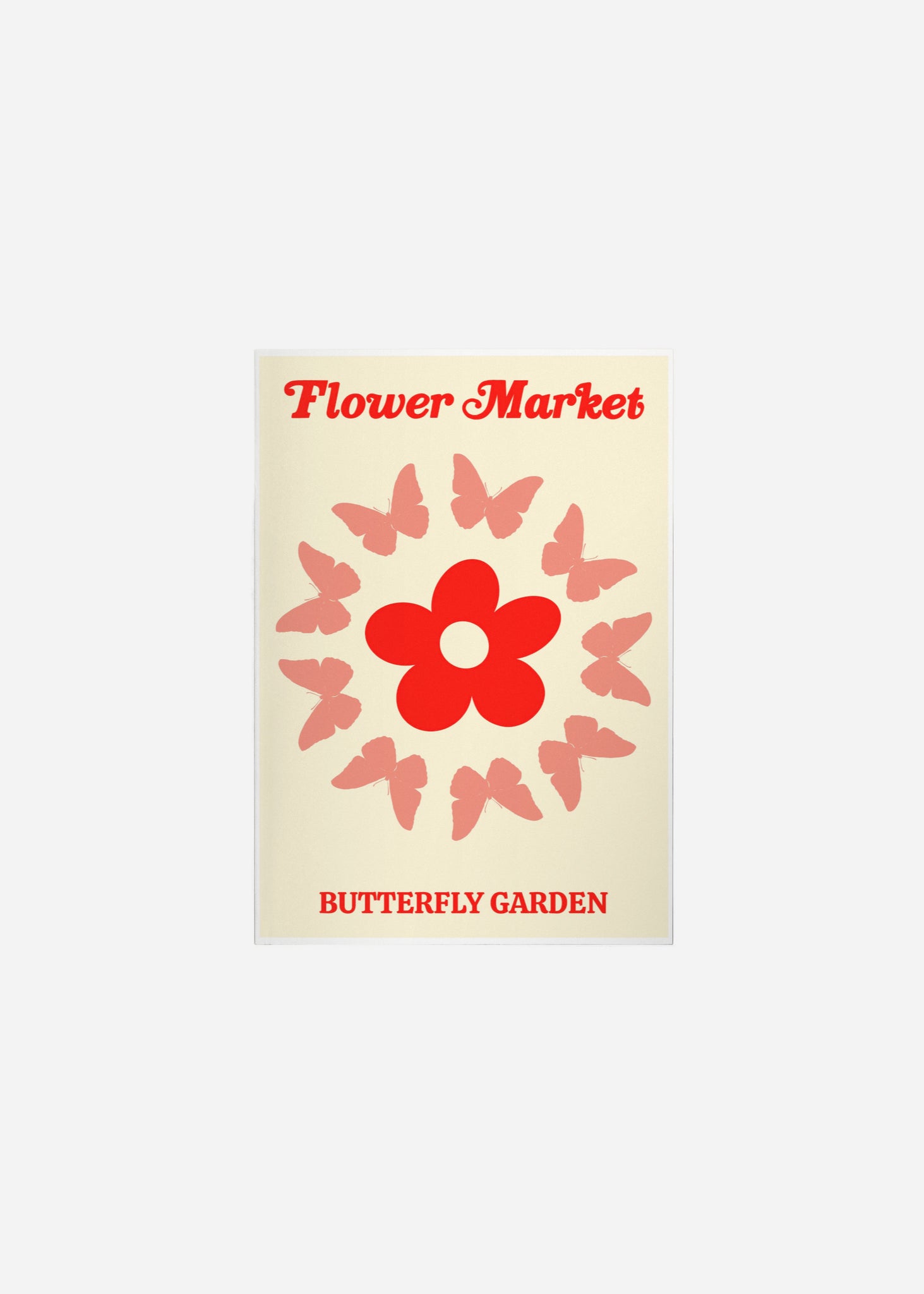 flower market / butterfly garden Fine Art Print