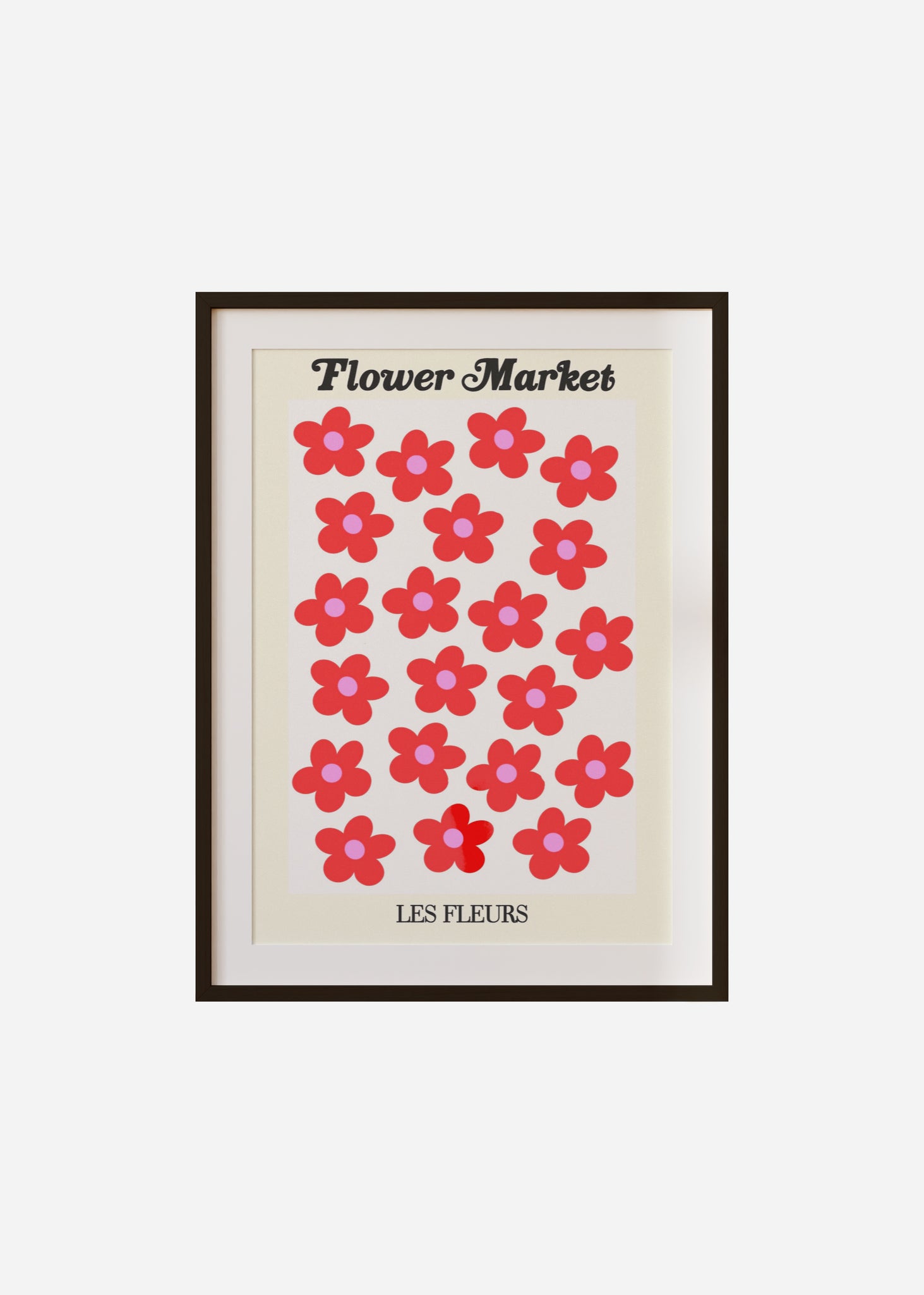 flower market / les fleurs Framed & Mounted Print