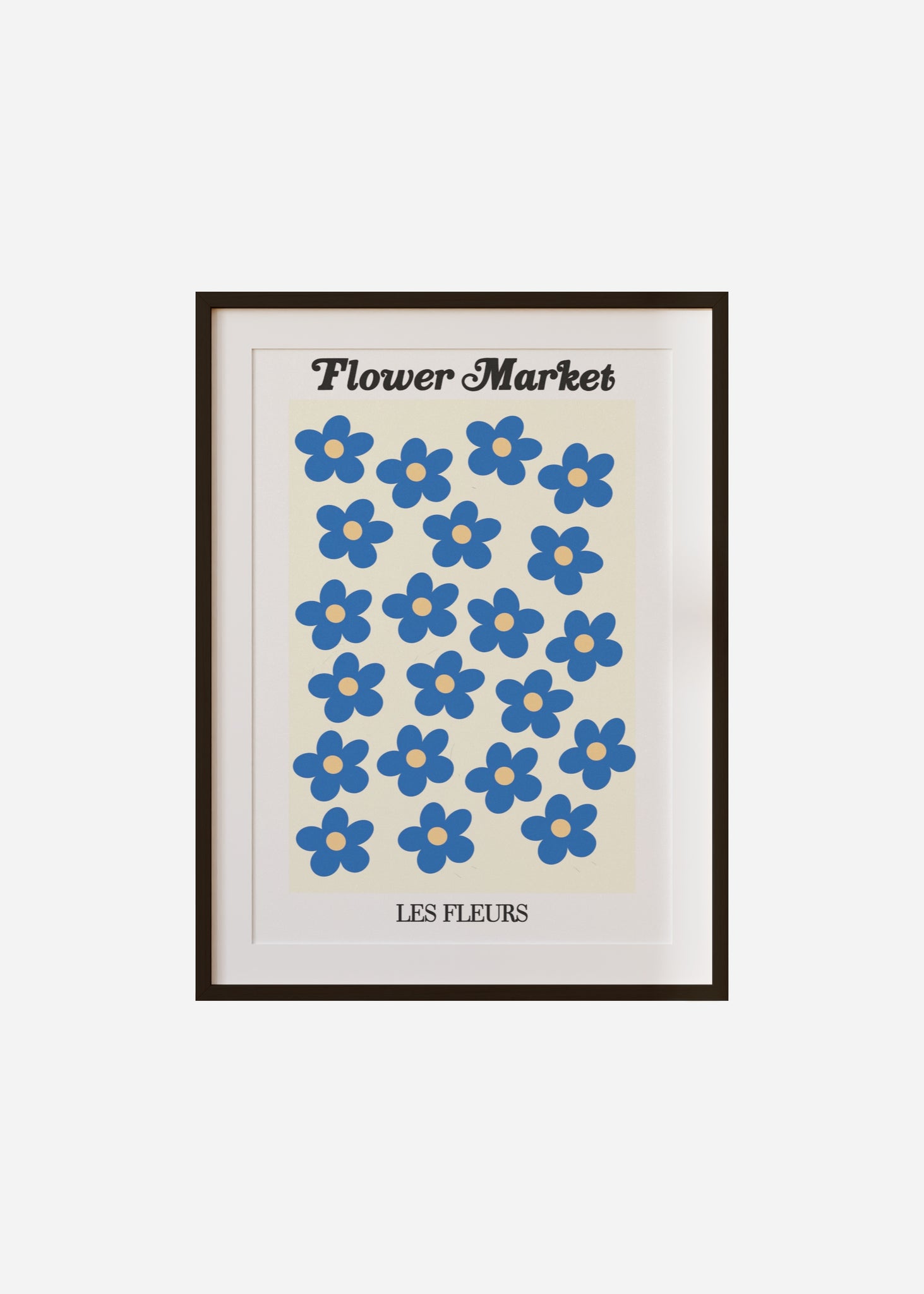 flower market / les fleurs Framed & Mounted Print