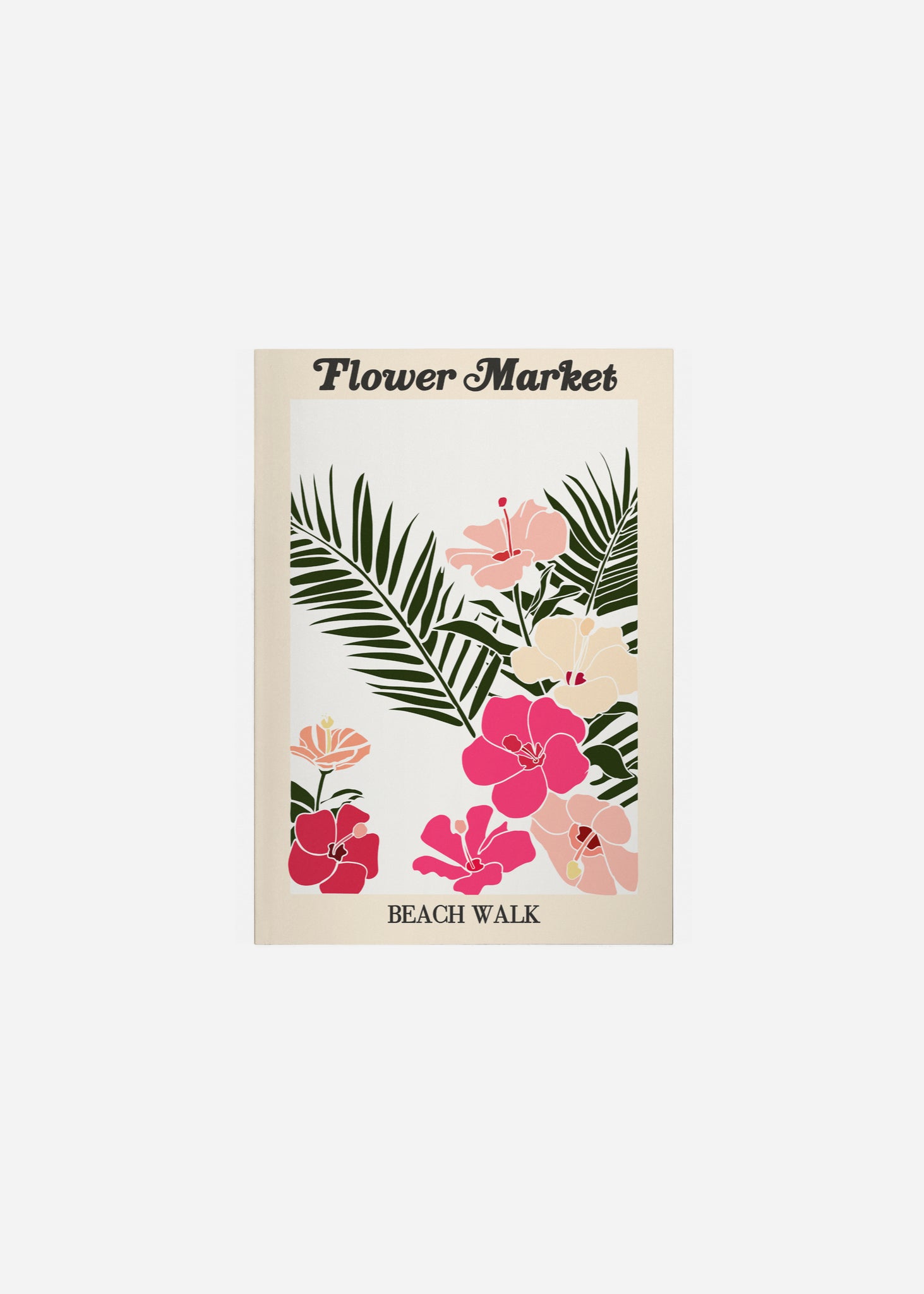 flower market / beach walk Fine Art Print