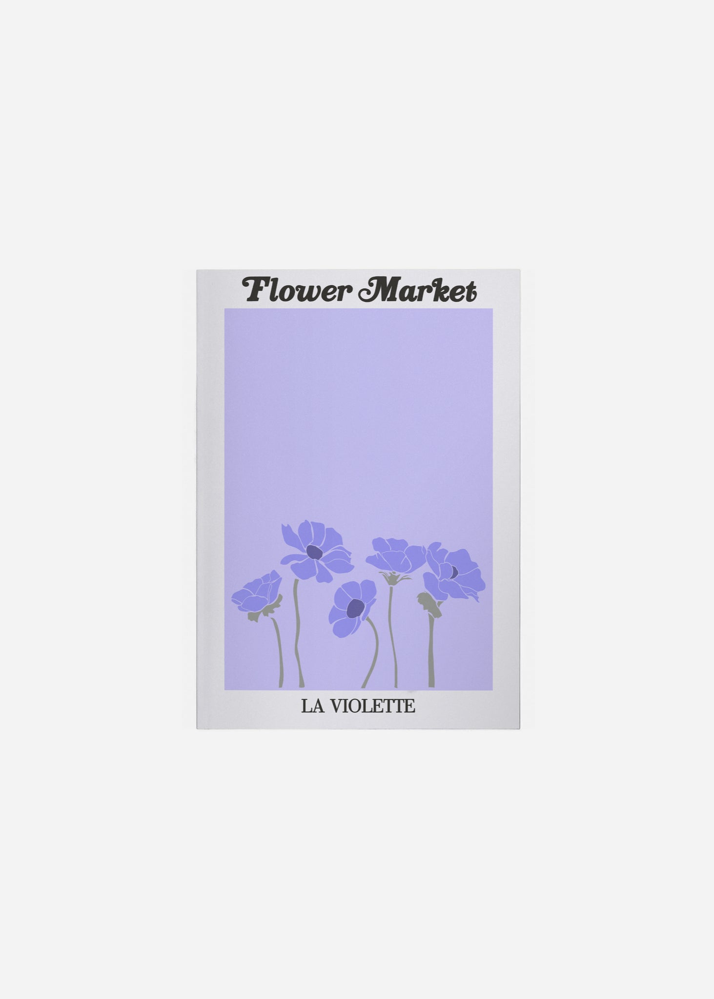 flower market / la violette Fine Art Print